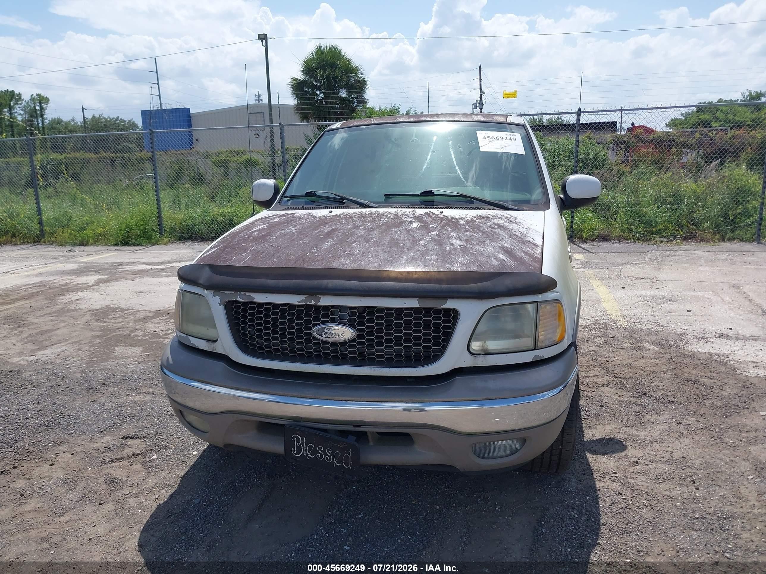 2003 Ford F-150 Lariat/xlt White vin: 1FTRW07L93KA57957