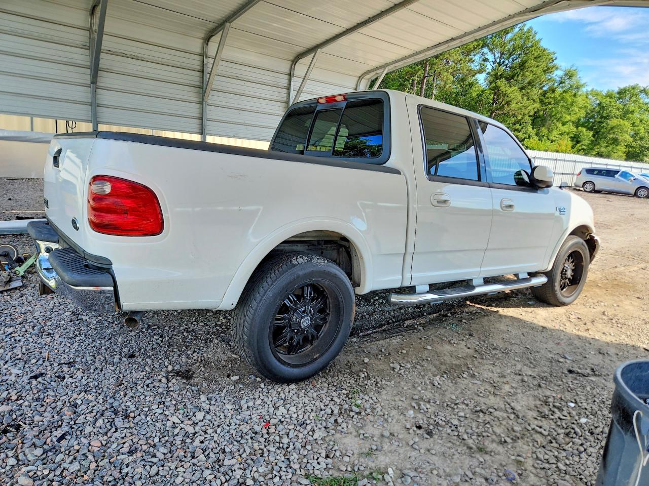 2003 Ford F150 White vin: 1FTRW07L93KD73150