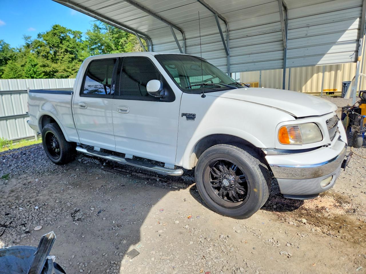 2003 Ford F150 White vin: 1FTRW07L93KD73150