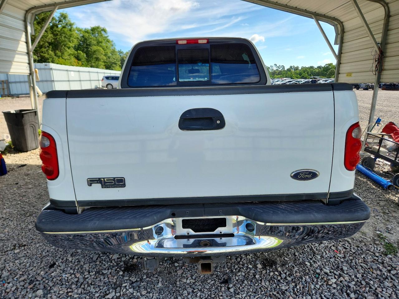 2003 Ford F150 White vin: 1FTRW07L93KD73150