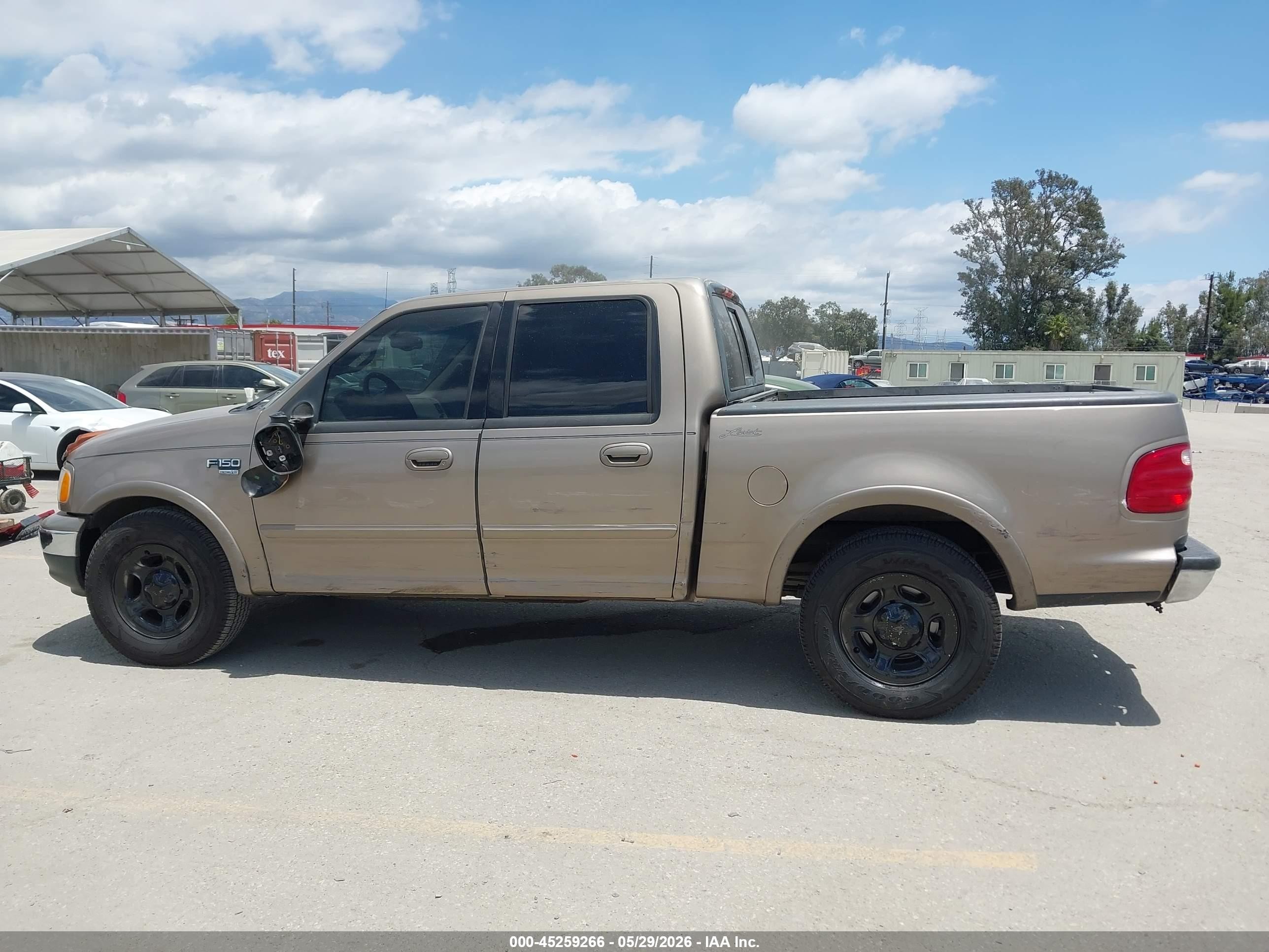 2001 Ford F-150 Harley-davidson Edition/king Ranch Edition/lariat/xlt Champagne vin: 1FTRW07LX1KA11602