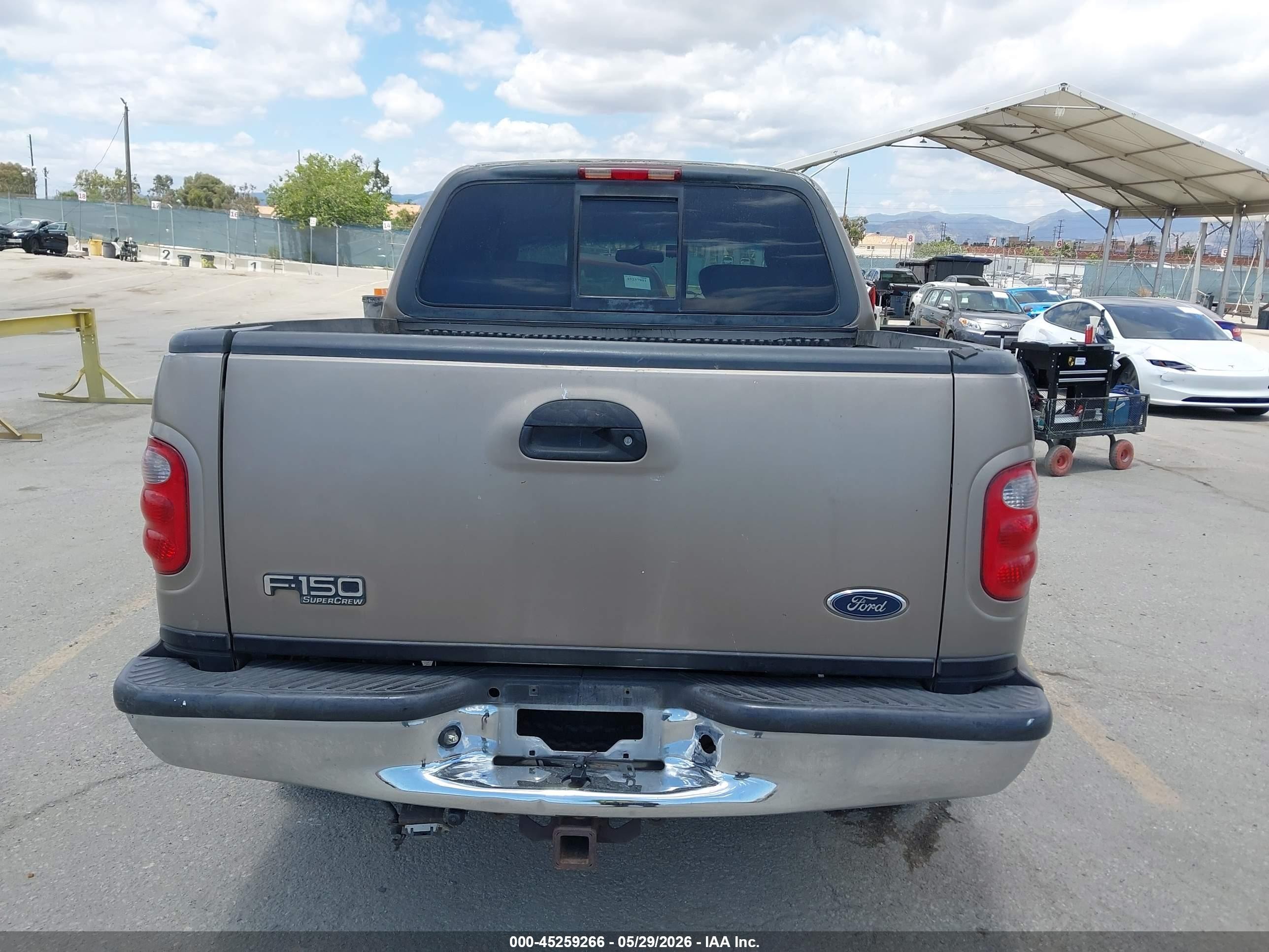 2001 Ford F-150 Harley-davidson Edition/king Ranch Edition/lariat/xlt Champagne vin: 1FTRW07LX1KA11602
