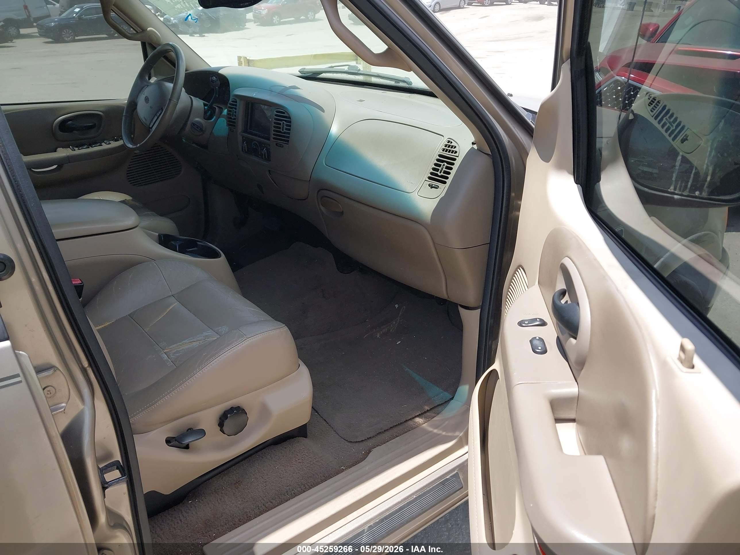 2001 Ford F-150 Harley-davidson Edition/king Ranch Edition/lariat/xlt Champagne vin: 1FTRW07LX1KA11602