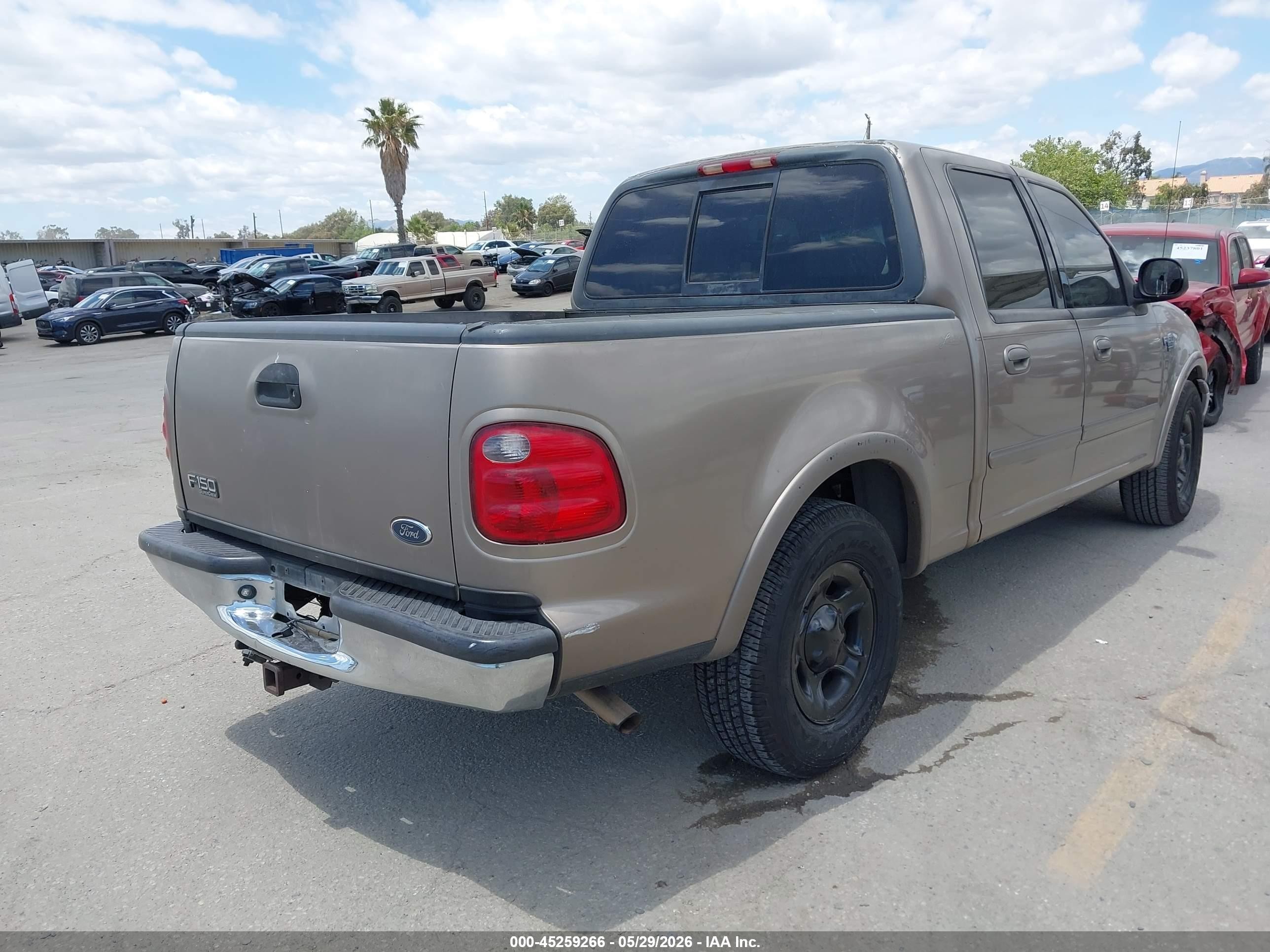 2001 Ford F-150 Harley-davidson Edition/king Ranch Edition/lariat/xlt Champagne vin: 1FTRW07LX1KA11602
