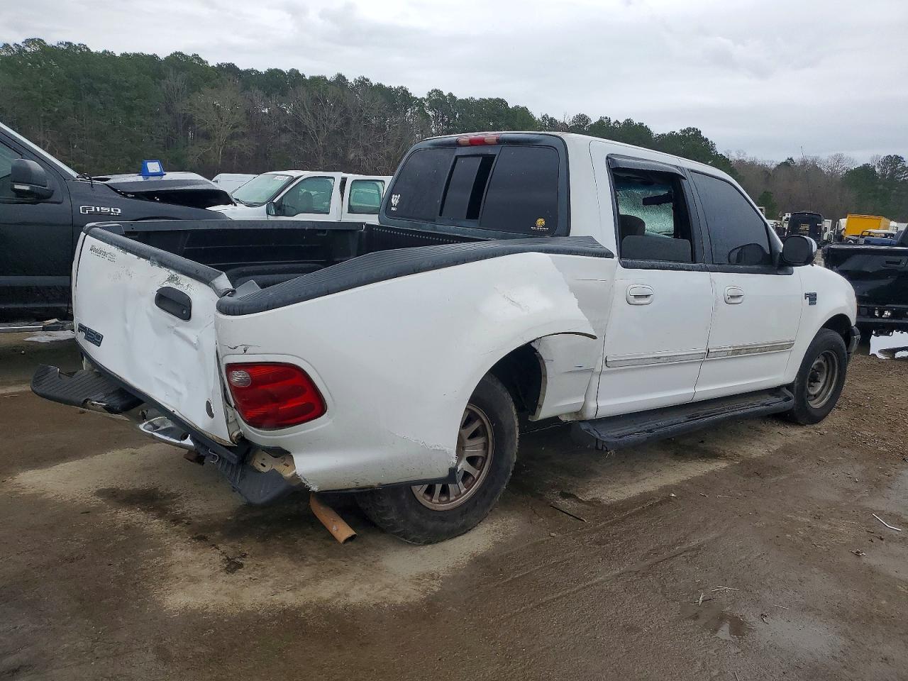 2001 Ford F150 Supercrew White vin: 1FTRW07LX1KC30687