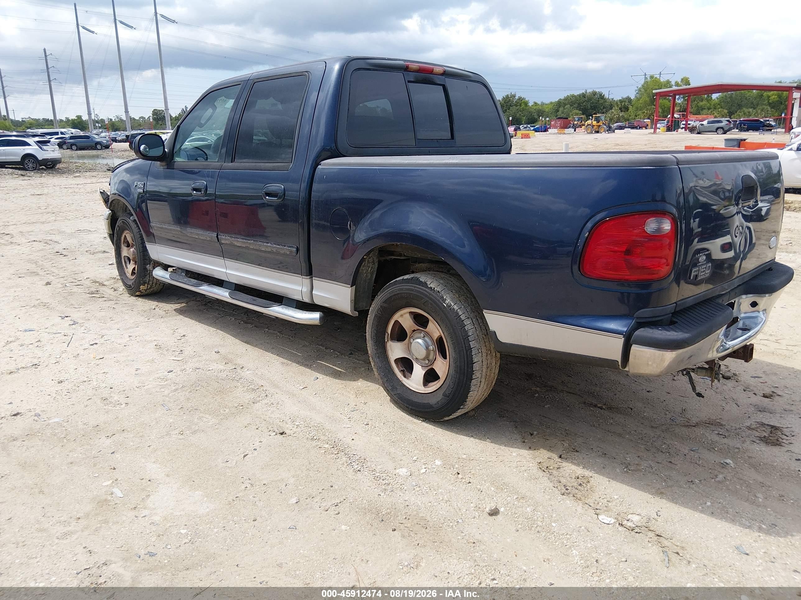 2003 Ford F-150 Lariat/xlt Blue vin: 1FTRW07LX3KD88014