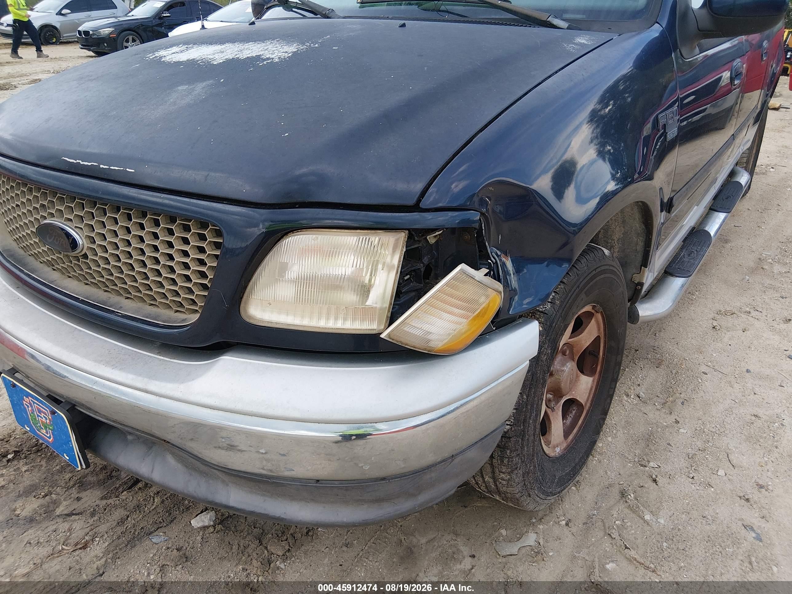 2003 Ford F-150 Lariat/xlt Blue vin: 1FTRW07LX3KD88014