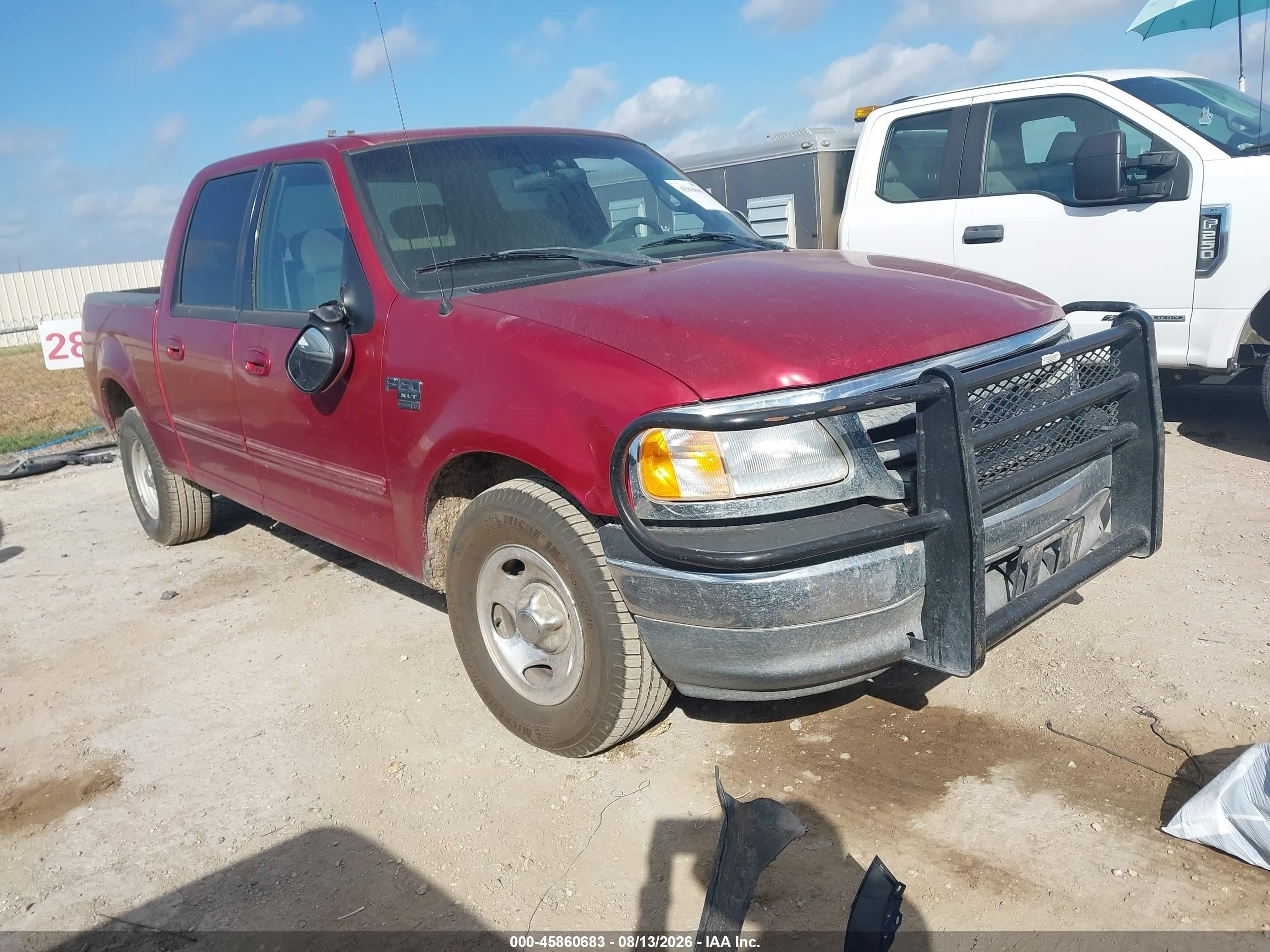 2001 Ford F-150 Harley-davidson Edition/king Ranch Edition/lariat/xlt Red vin: 1FTRW07W01KB09709