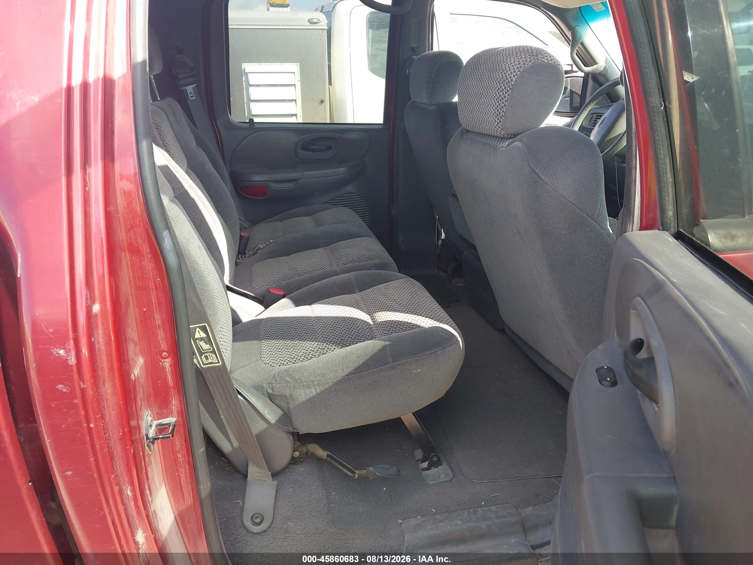 2001 Ford F-150 Harley-davidson Edition/king Ranch Edition/lariat/xlt Красный vin: 1FTRW07W01KB09709