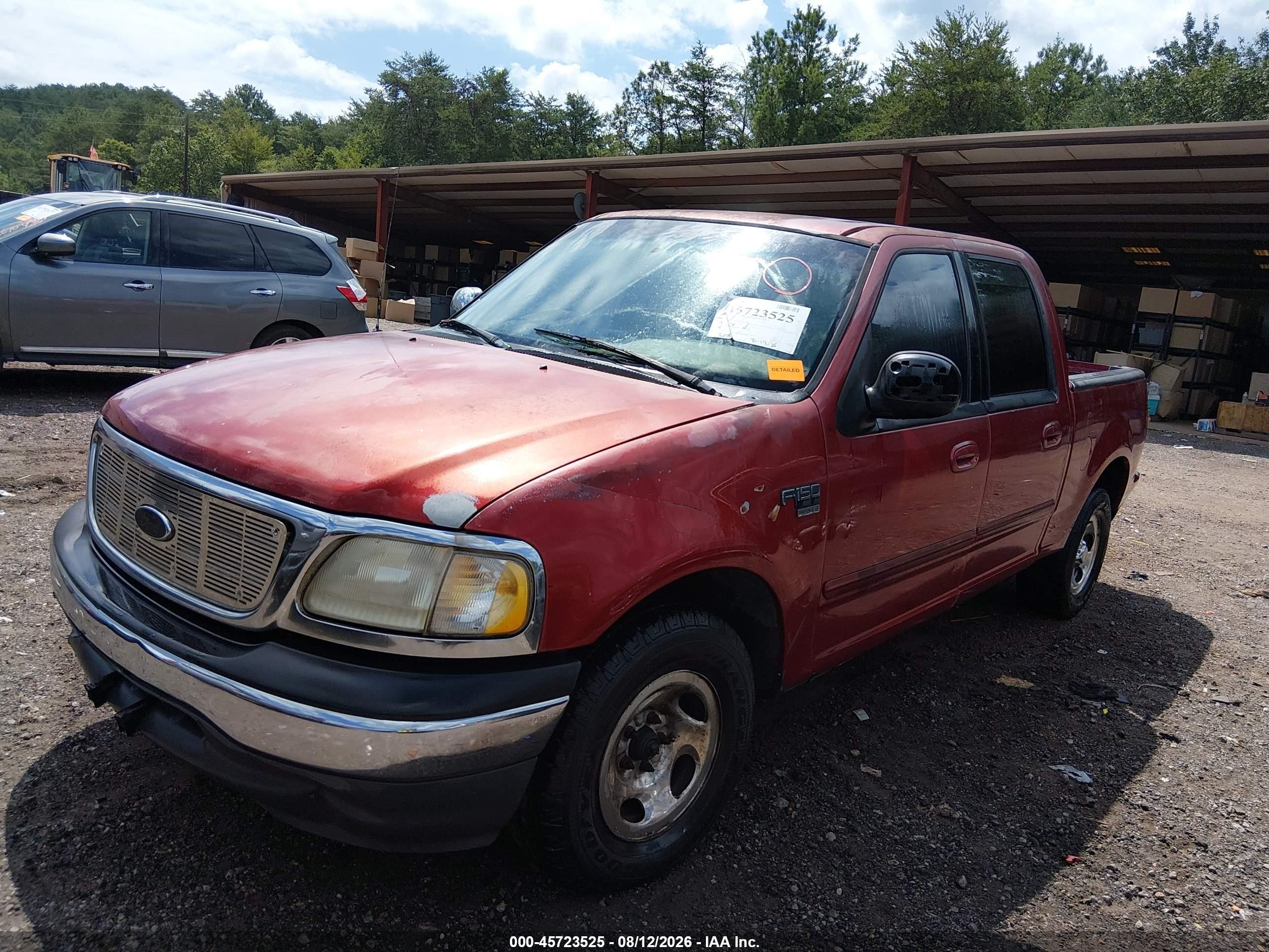 2001 Ford F-150 Harley-davidson Edition/king Ranch Edition/lariat/xlt Maroon vin: 1FTRW07W01KD68488