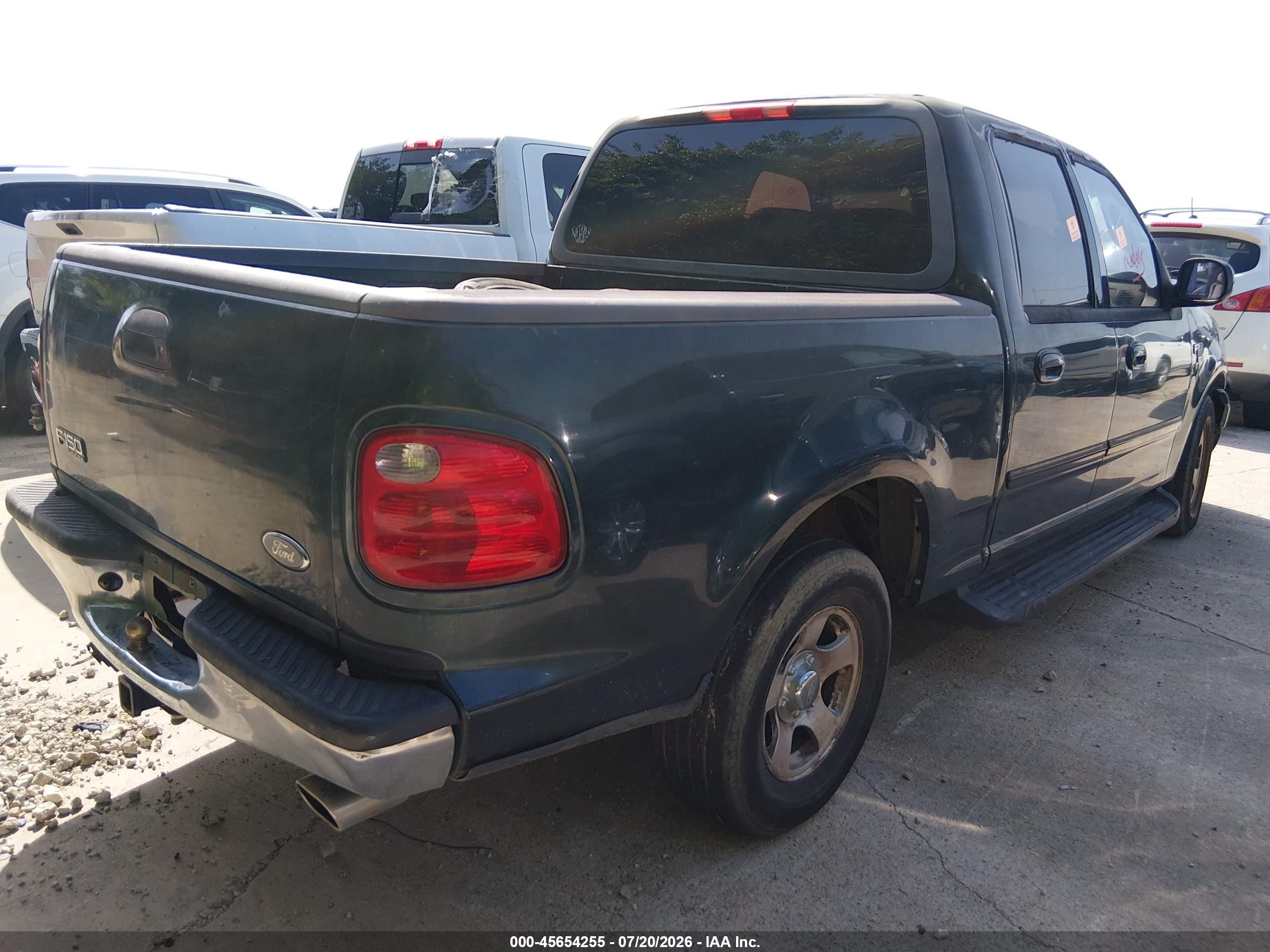 2001 Ford F-150 Harley-davidson Edition/king Ranch Edition/lariat/xlt Green vin: 1FTRW07W11KB87111