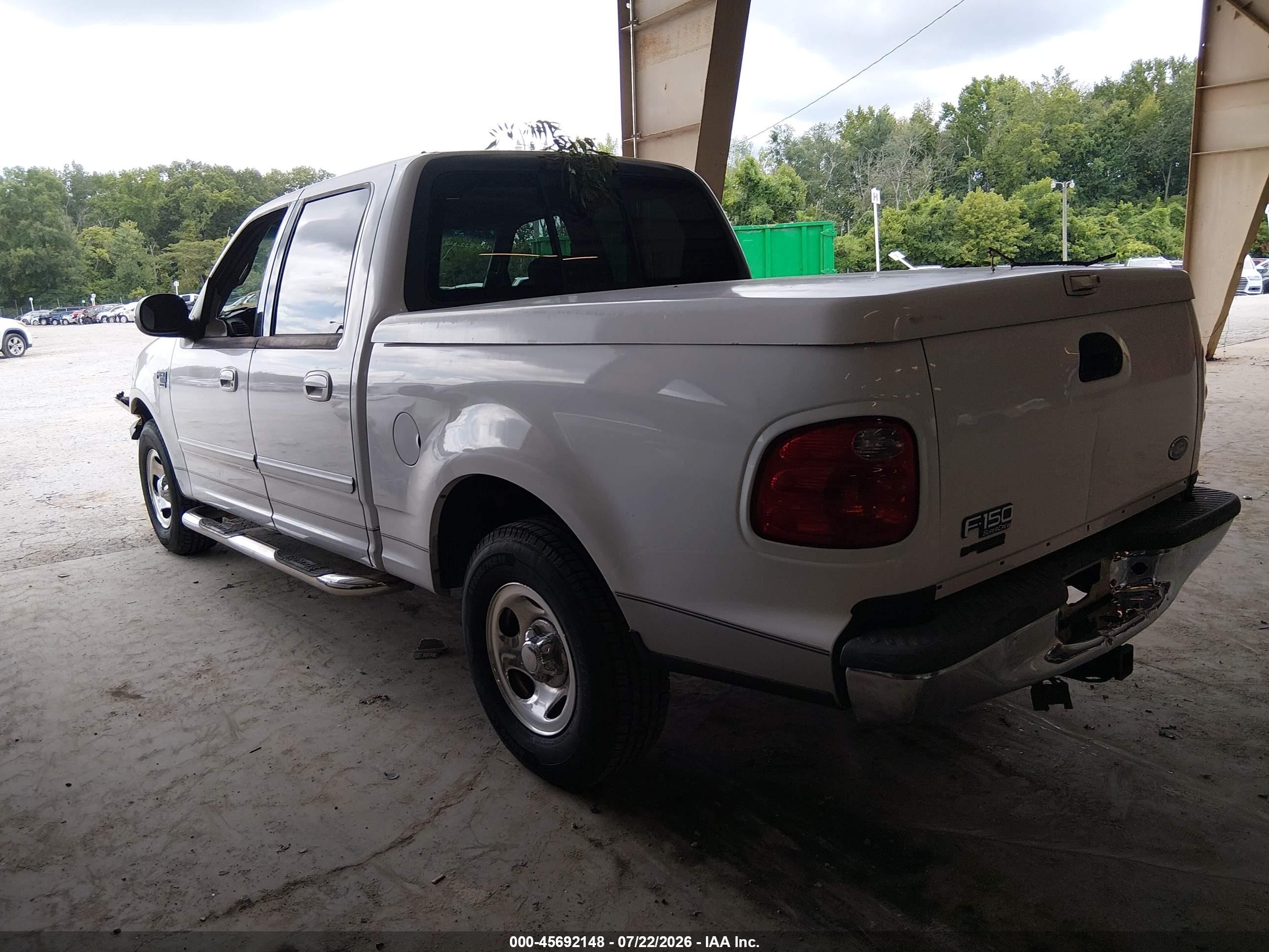 2001 Ford F-150 Harley-davidson Edition/king Ranch Edition/lariat/xlt White vin: 1FTRW07W41KA76004
