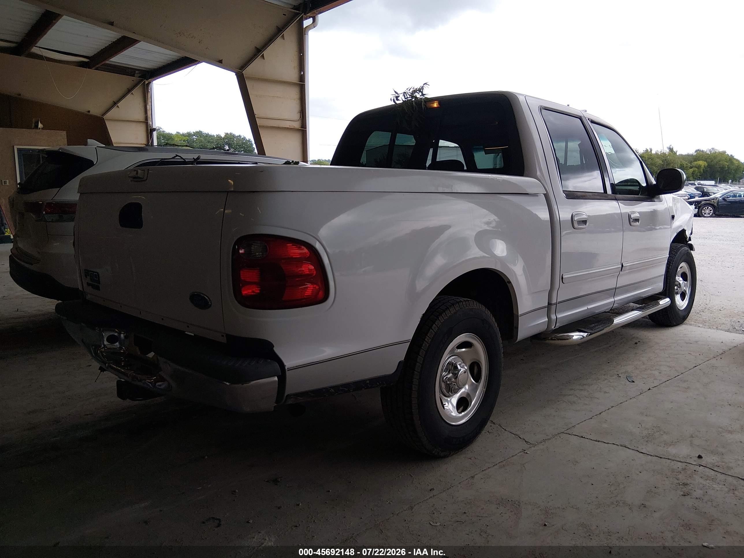 2001 Ford F-150 Harley-davidson Edition/king Ranch Edition/lariat/xlt White vin: 1FTRW07W41KA76004