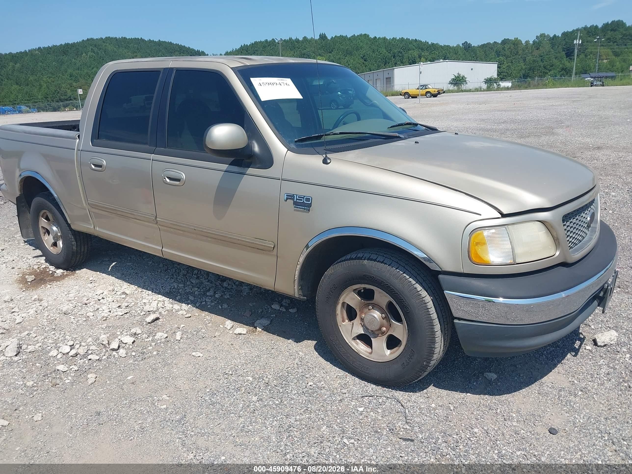 2001 Ford F-150 Harley-davidson Edition/king Ranch Edition/lariat/xlt Gold vin: 1FTRW07W61KE29357