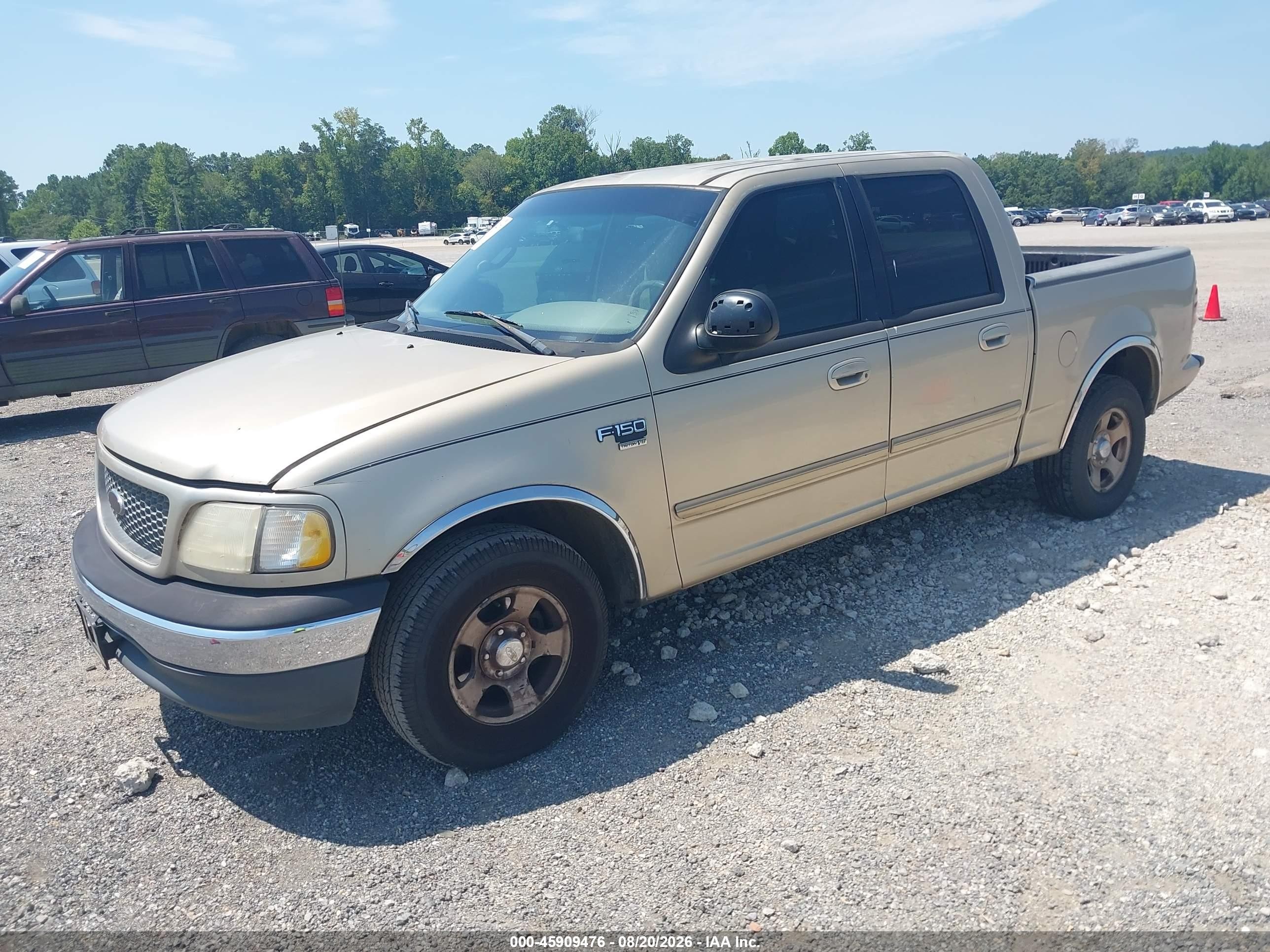 2001 Ford F-150 Harley-davidson Edition/king Ranch Edition/lariat/xlt Золотой vin: 1FTRW07W61KE29357
