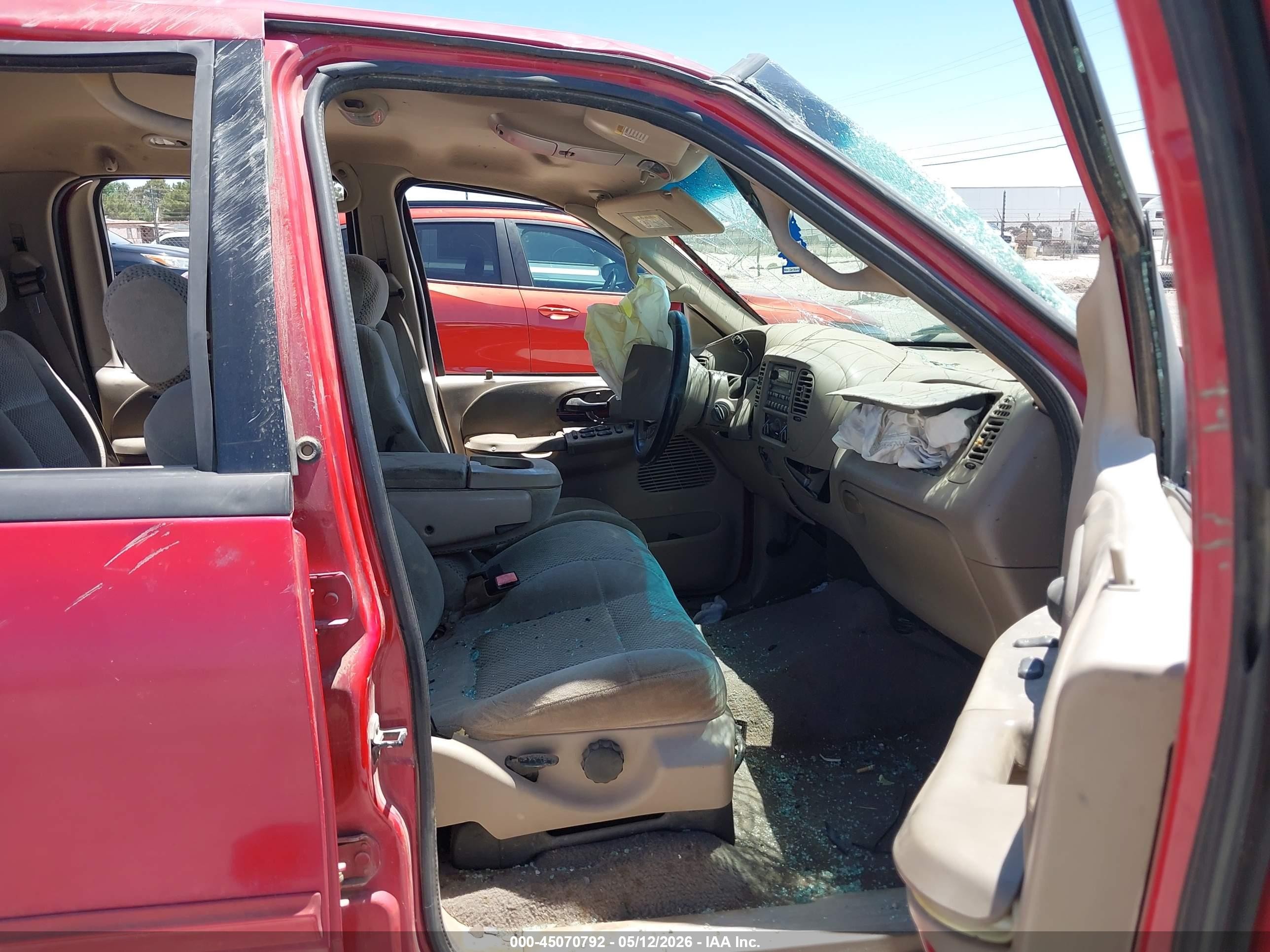 2001 Ford F-150 Harley-davidson Edition/king Ranch Edition/lariat/xlt Red vin: 1FTRW07W81KA41451