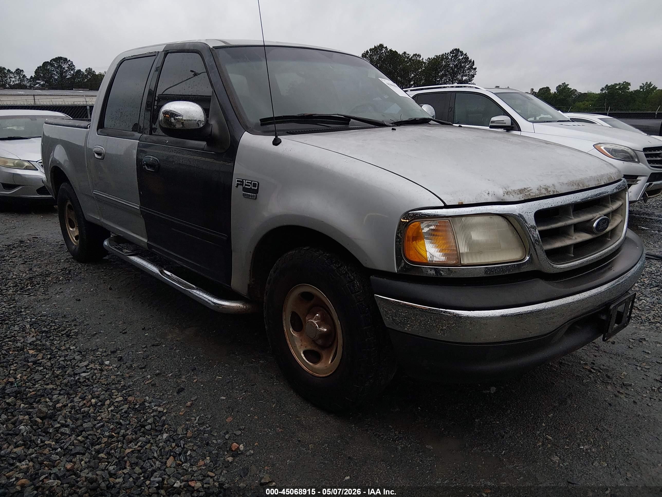 2001 Ford F-150 Harley-davidson Edition/king Ranch Edition/lariat/xlt Silver vin: 1FTRW07W91KA17188