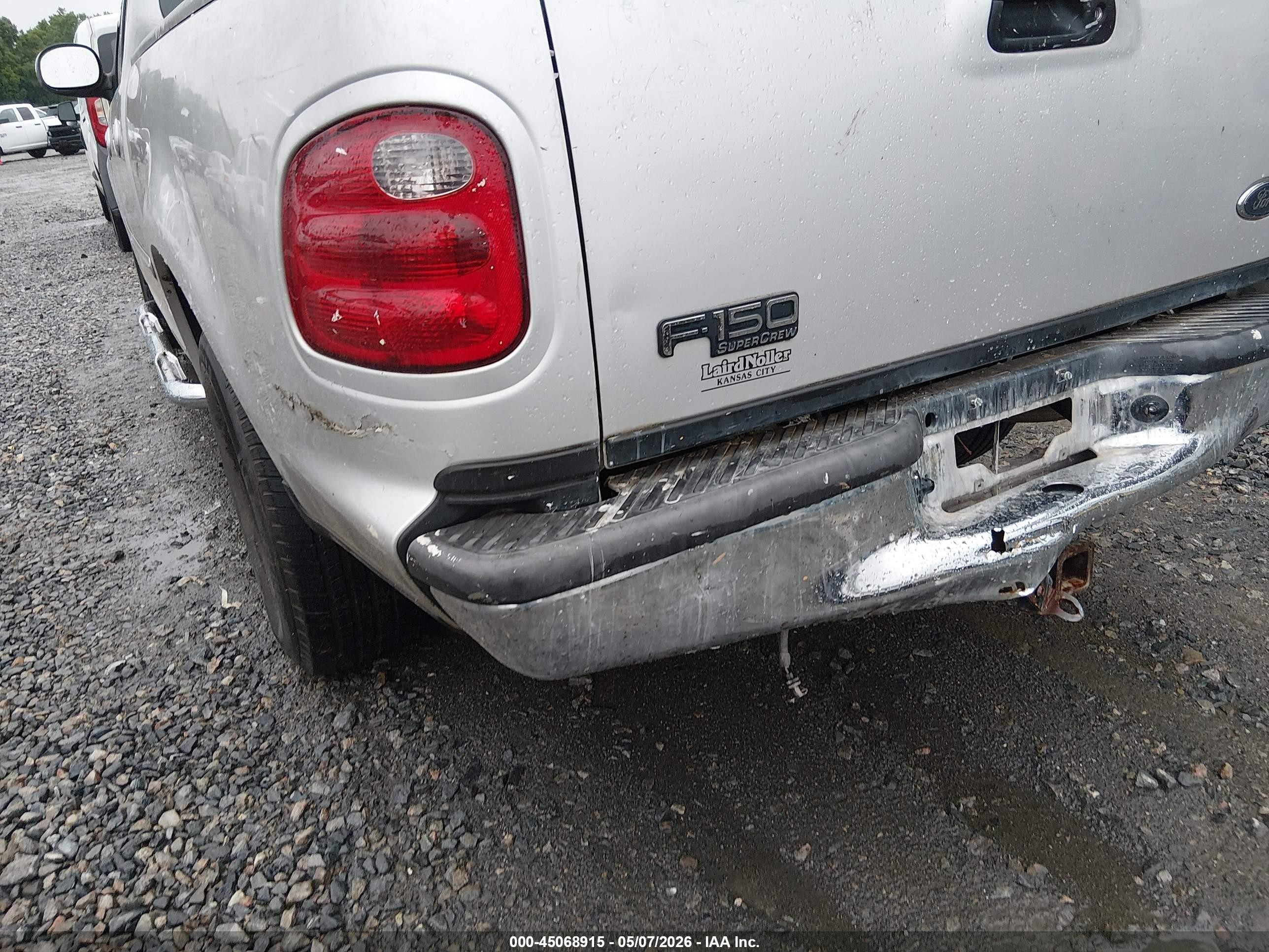 2001 Ford F-150 Harley-davidson Edition/king Ranch Edition/lariat/xlt Silver vin: 1FTRW07W91KA17188