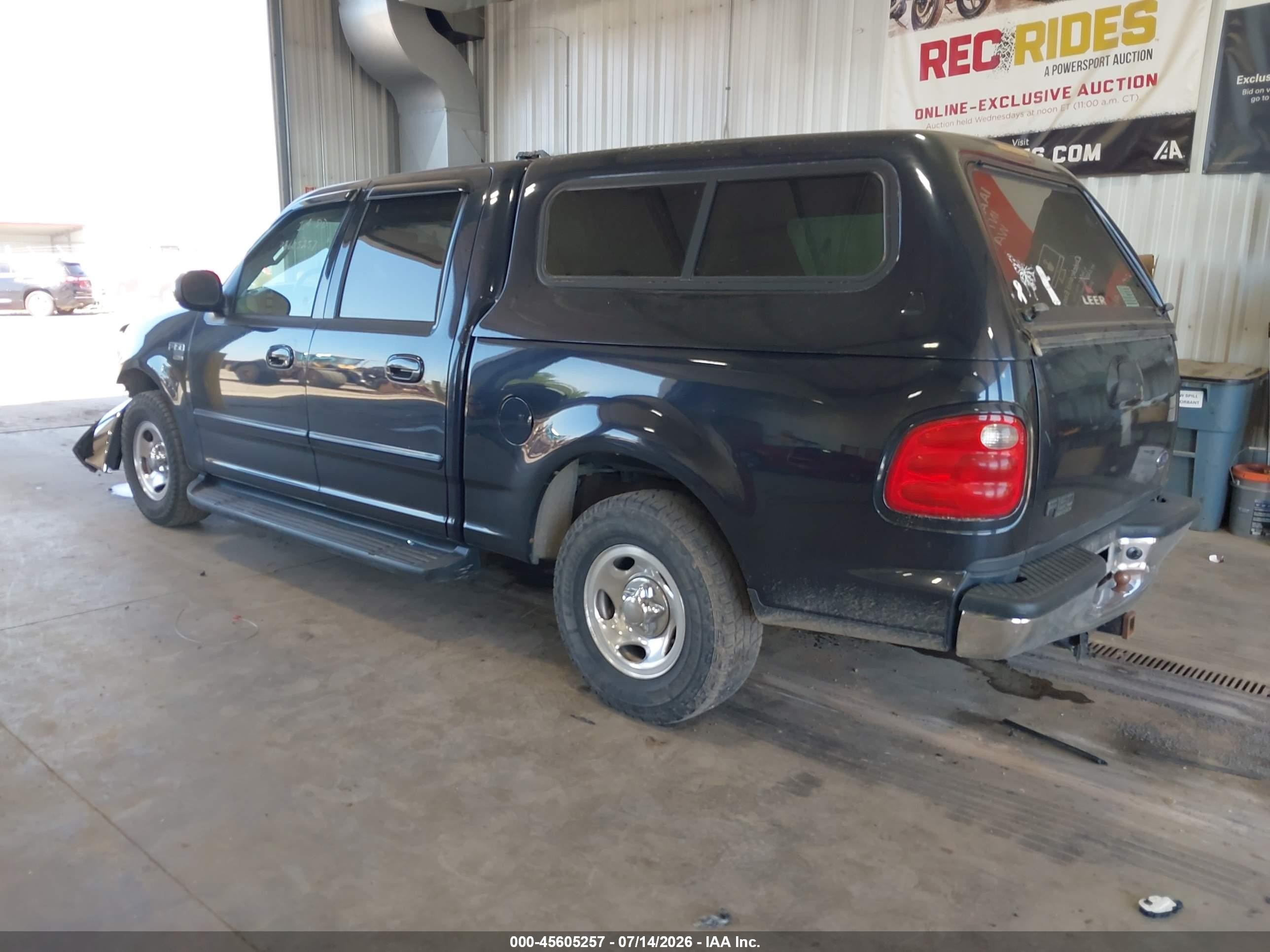 2001 Ford F-150 Harley-davidson Edition/king Ranch Edition/lariat/xlt Dark Blue vin: 1FTRW07W91KA48439
