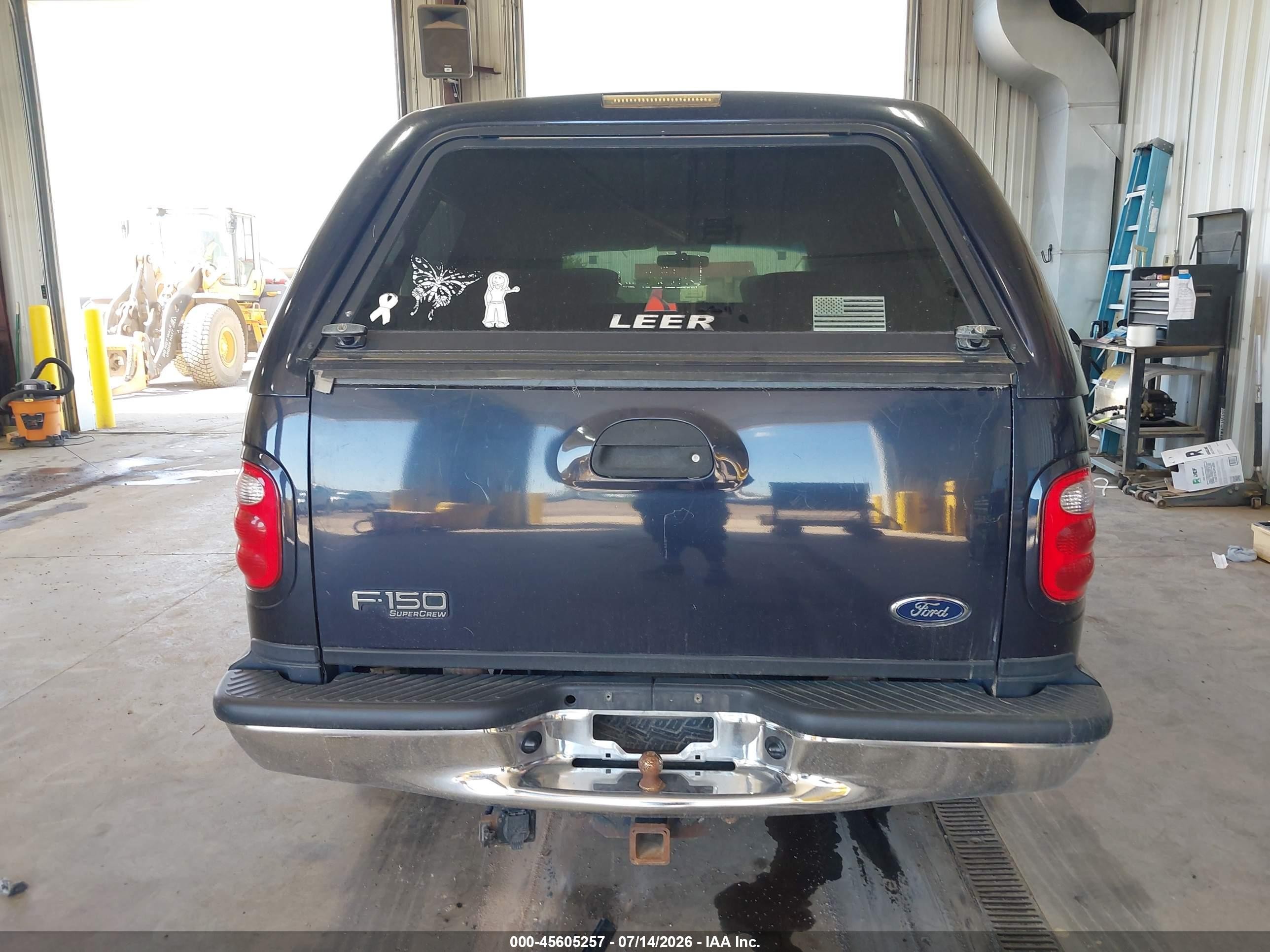 2001 Ford F-150 Harley-davidson Edition/king Ranch Edition/lariat/xlt Dark Blue vin: 1FTRW07W91KA48439