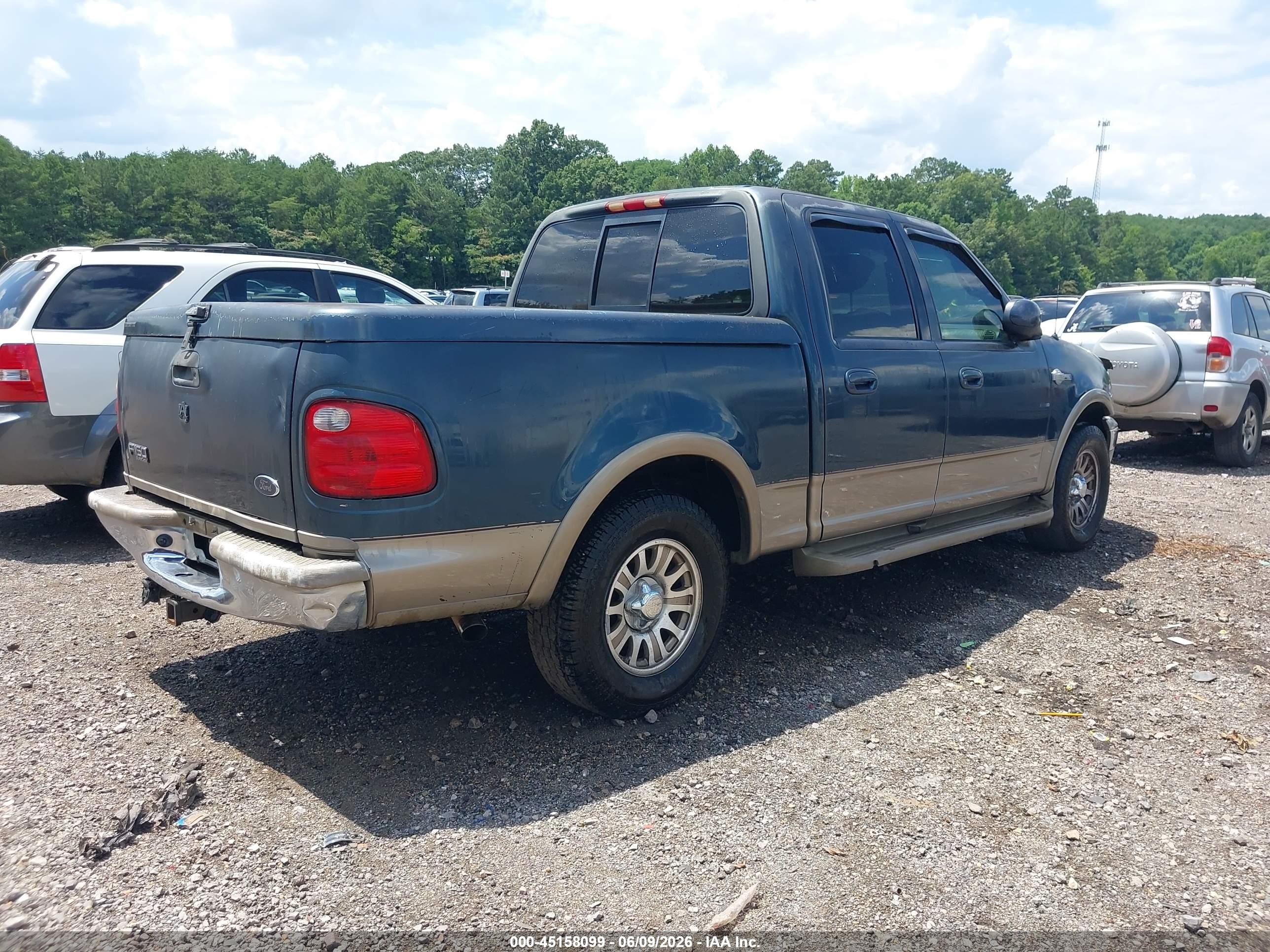 2001 Ford F-150 Supercrew Harley-davidson Edition/king Ranch Edition/lariat/xlt Синий vin: 1FTRW07WX1KB38733