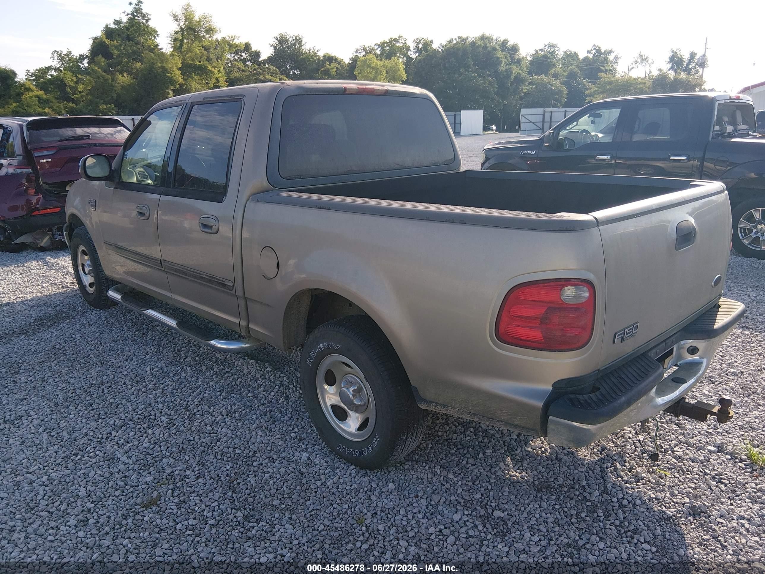 2001 Ford F-150 Harley-davidson Edition/king Ranch Edition/lariat/xlt Gold vin: 1FTRW07WX1KB83784
