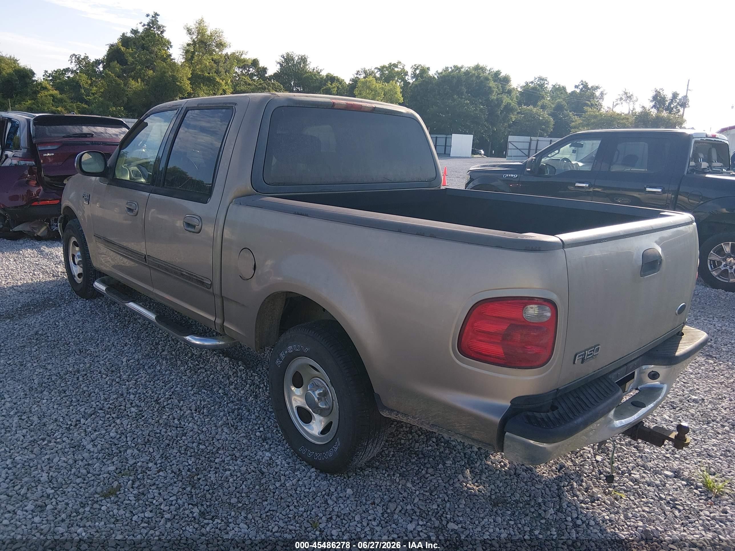 2001 Ford F-150 Harley-davidson Edition/king Ranch Edition/lariat/xlt Gold vin: 1FTRW07WX1KB83784