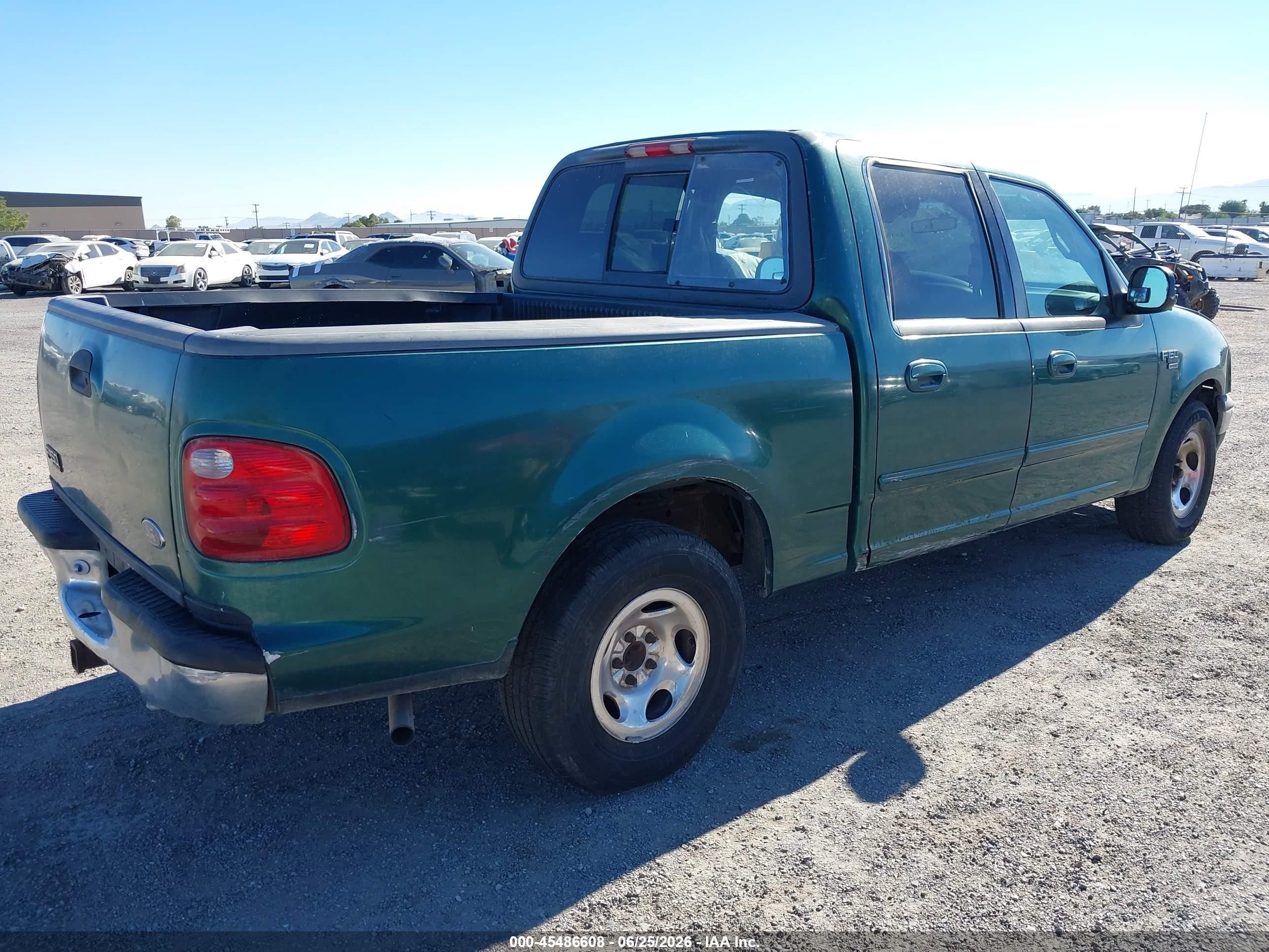 2001 Ford F-150   Green vin: 1FTRW07WX1KD75559