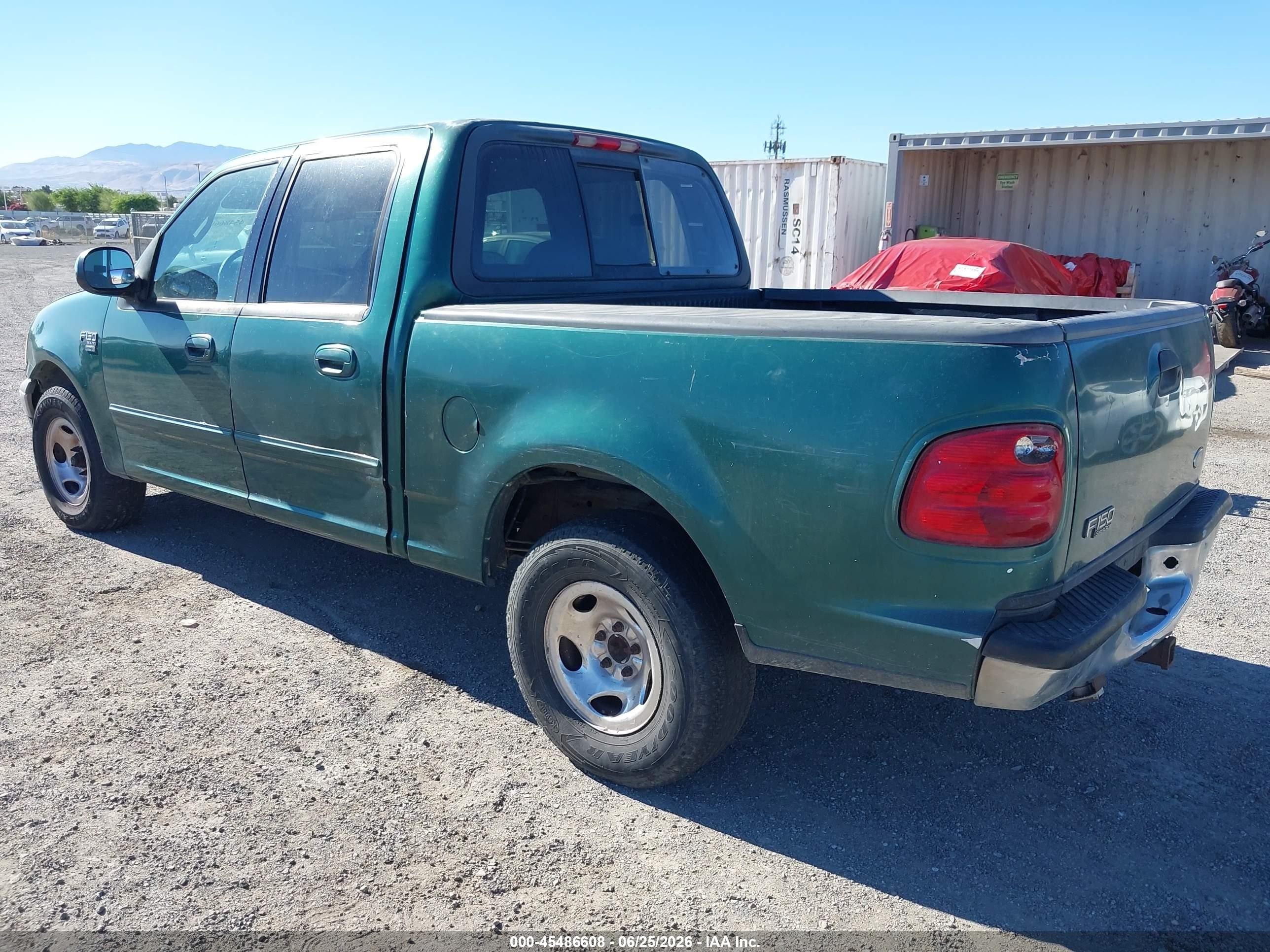 2001 Ford F-150   Green vin: 1FTRW07WX1KD75559