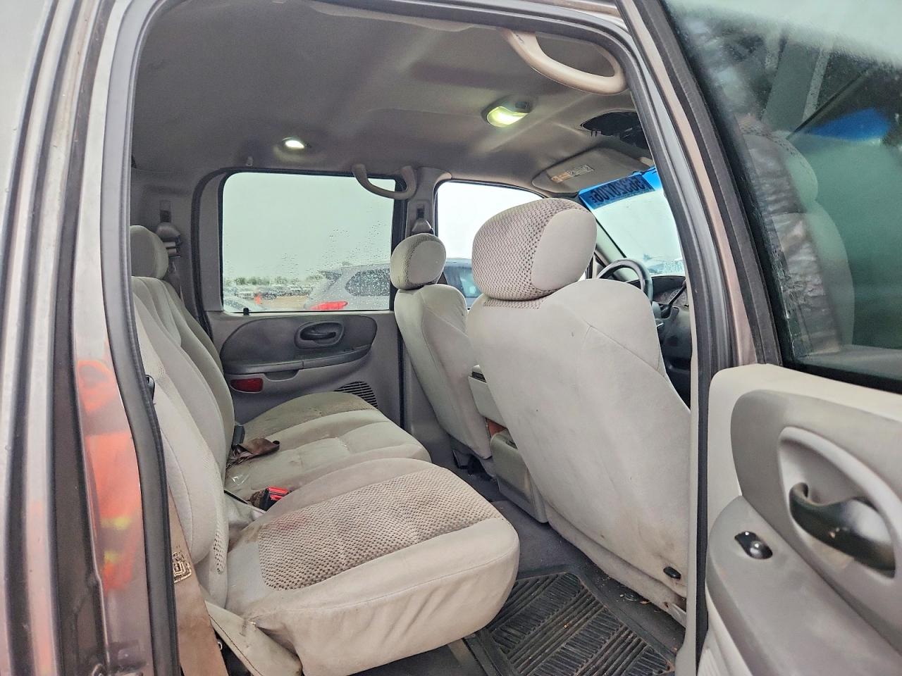 2003 Ford F150 Supercrew Gray vin: 1FTRW08633KC61596