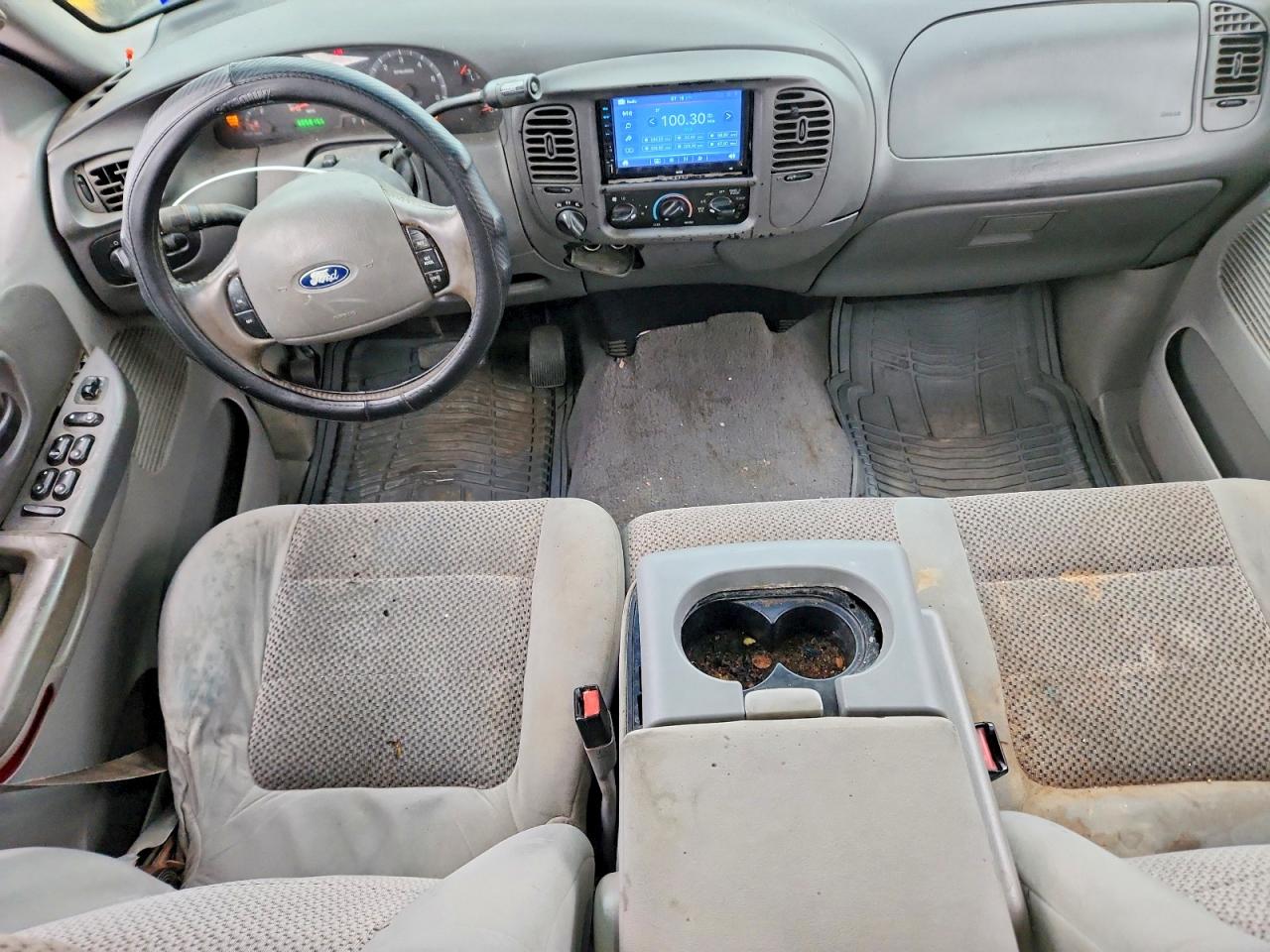 2003 Ford F150 Supercrew Gray vin: 1FTRW08633KC61596