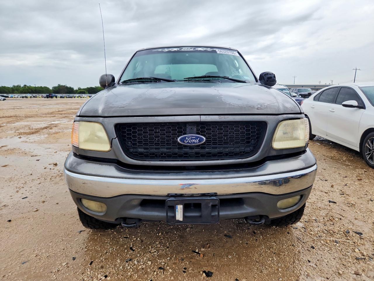 2003 Ford F150 Supercrew Gray vin: 1FTRW08633KC61596