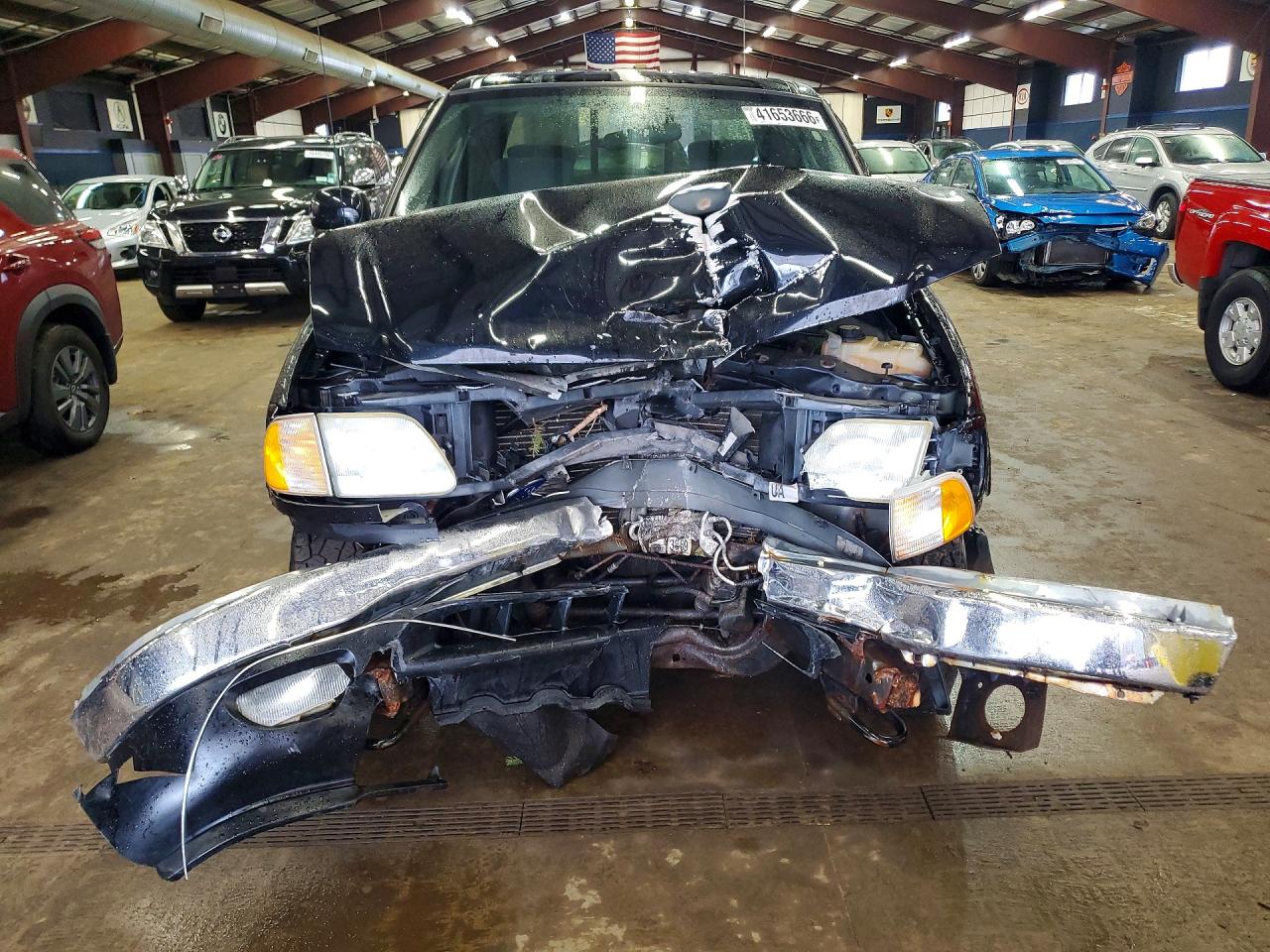 2003 Ford F150 Supercrew Black vin: 1FTRW08633KD36491
