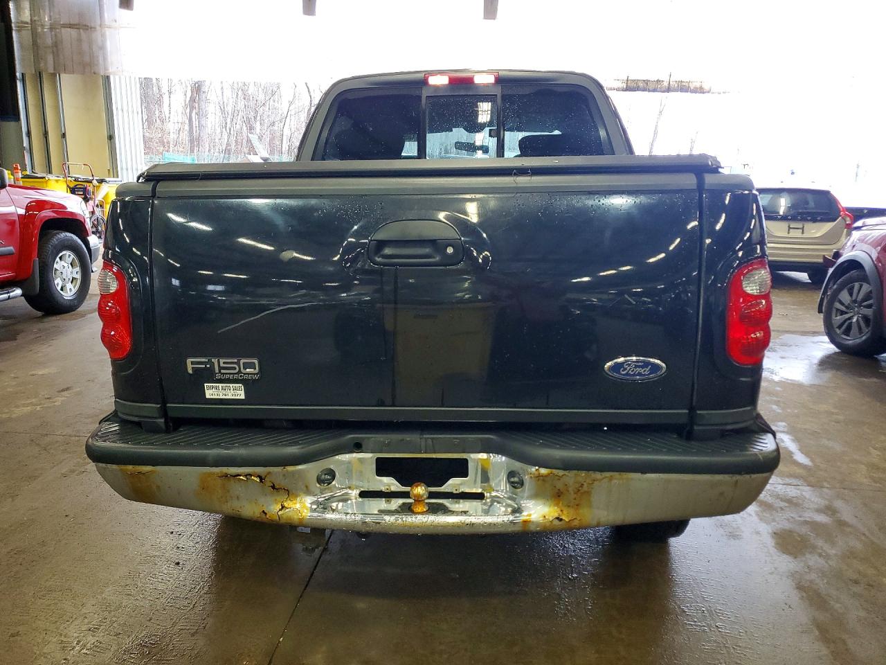 2003 Ford F150 Supercrew Black vin: 1FTRW08633KD36491