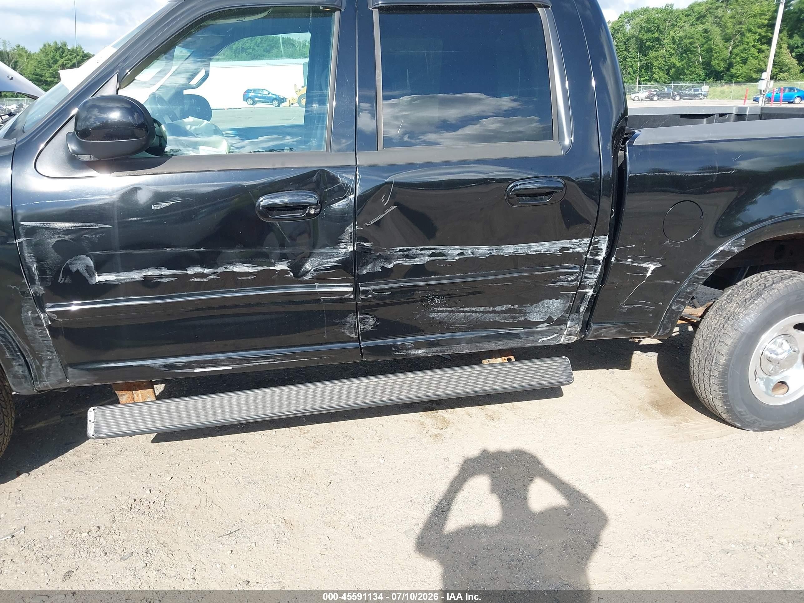 2001 Ford F-150 King Ranch Edition/lariat/xlt Black vin: 1FTRW08641KC59448