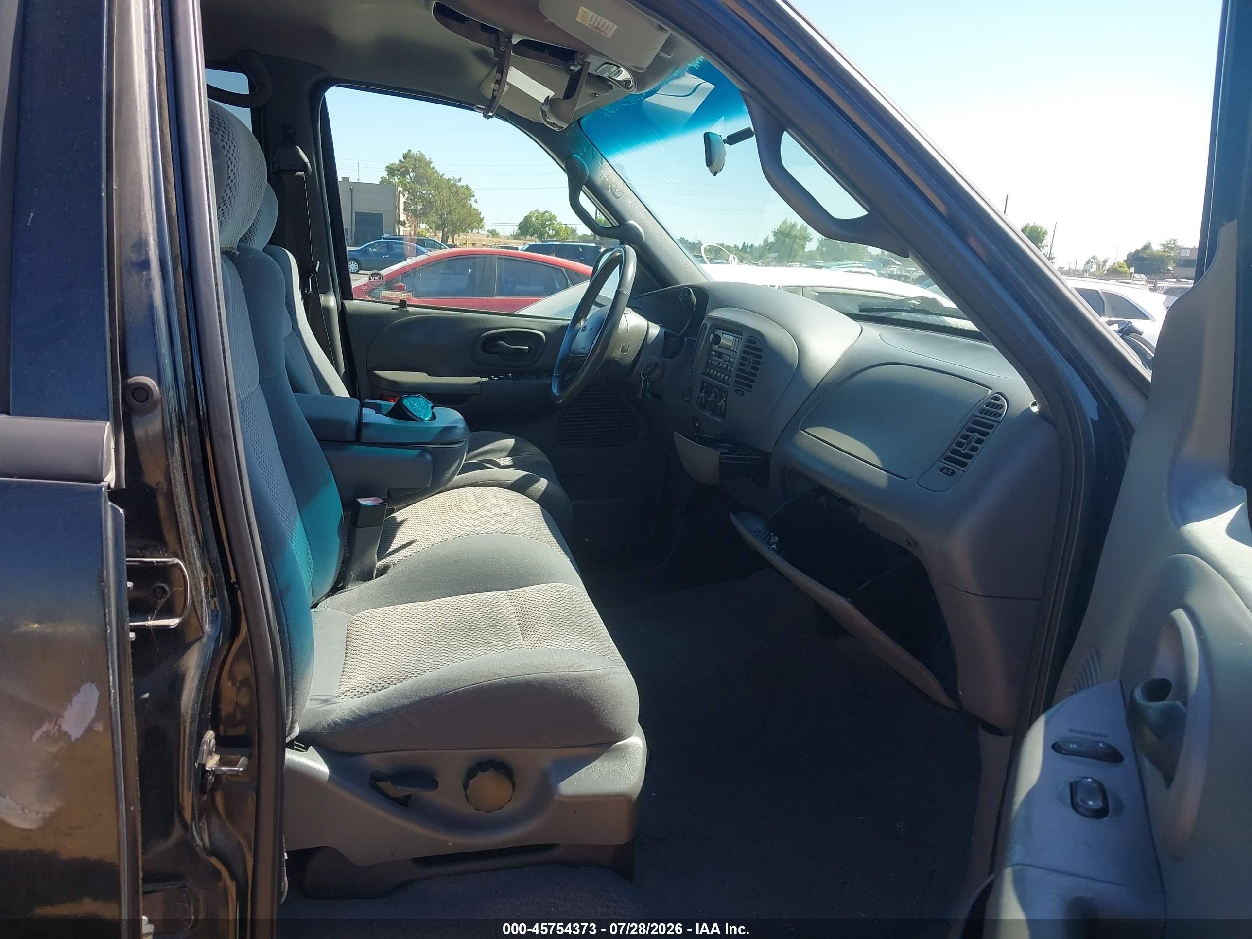 2002 Ford F-150 Lariat/xlt Black vin: 1FTRW08642KA74060