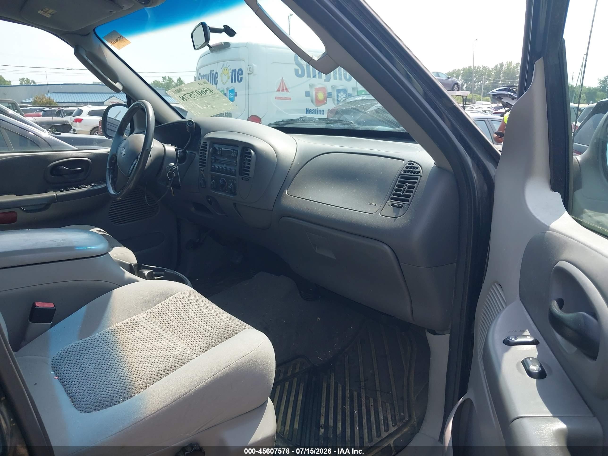 2003 Ford F-150 Lariat/xlt Black vin: 1FTRW08663KC60359