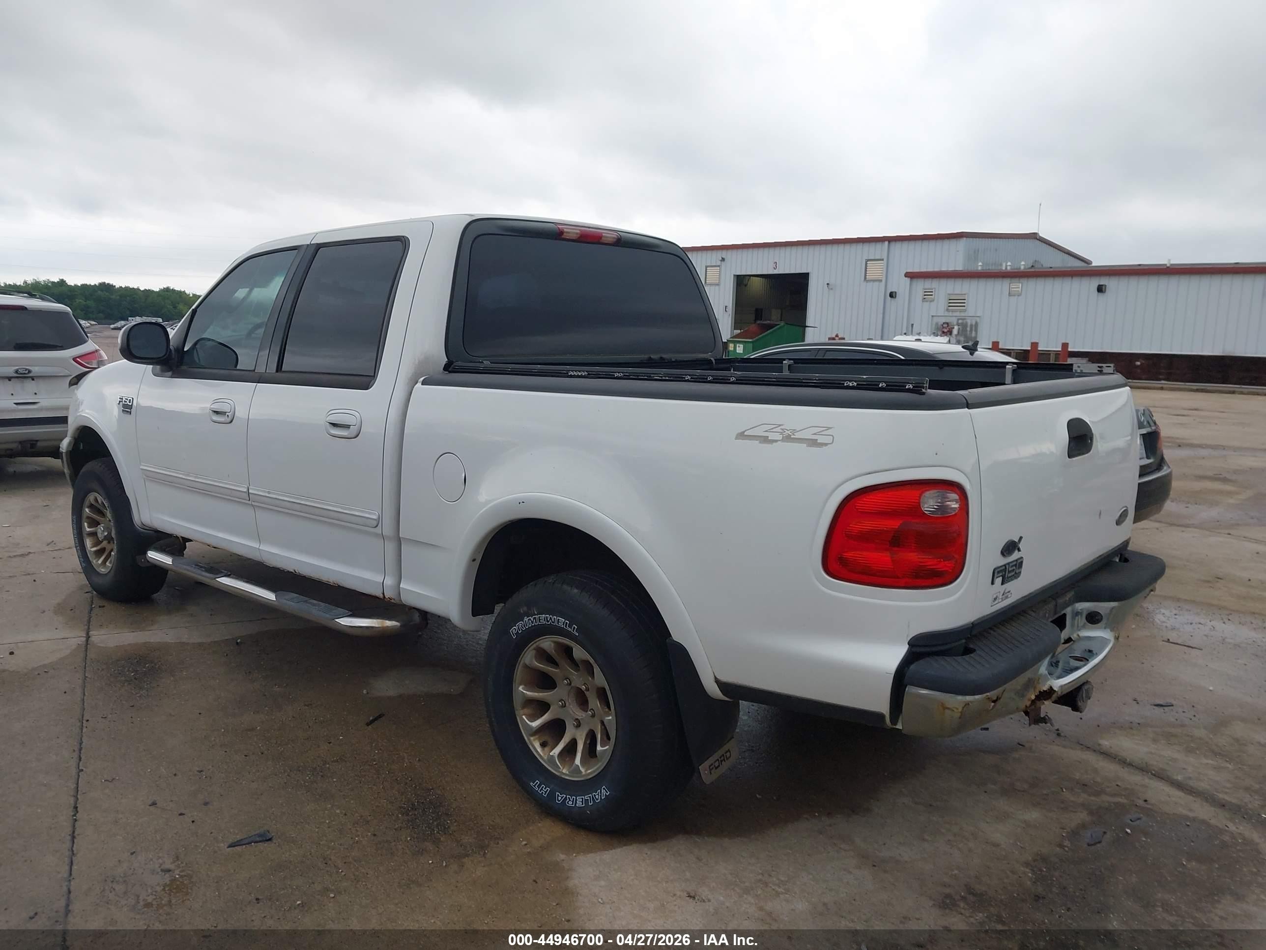 2003 Ford F-150 Lariat/xlt White vin: 1FTRW08673KD68330