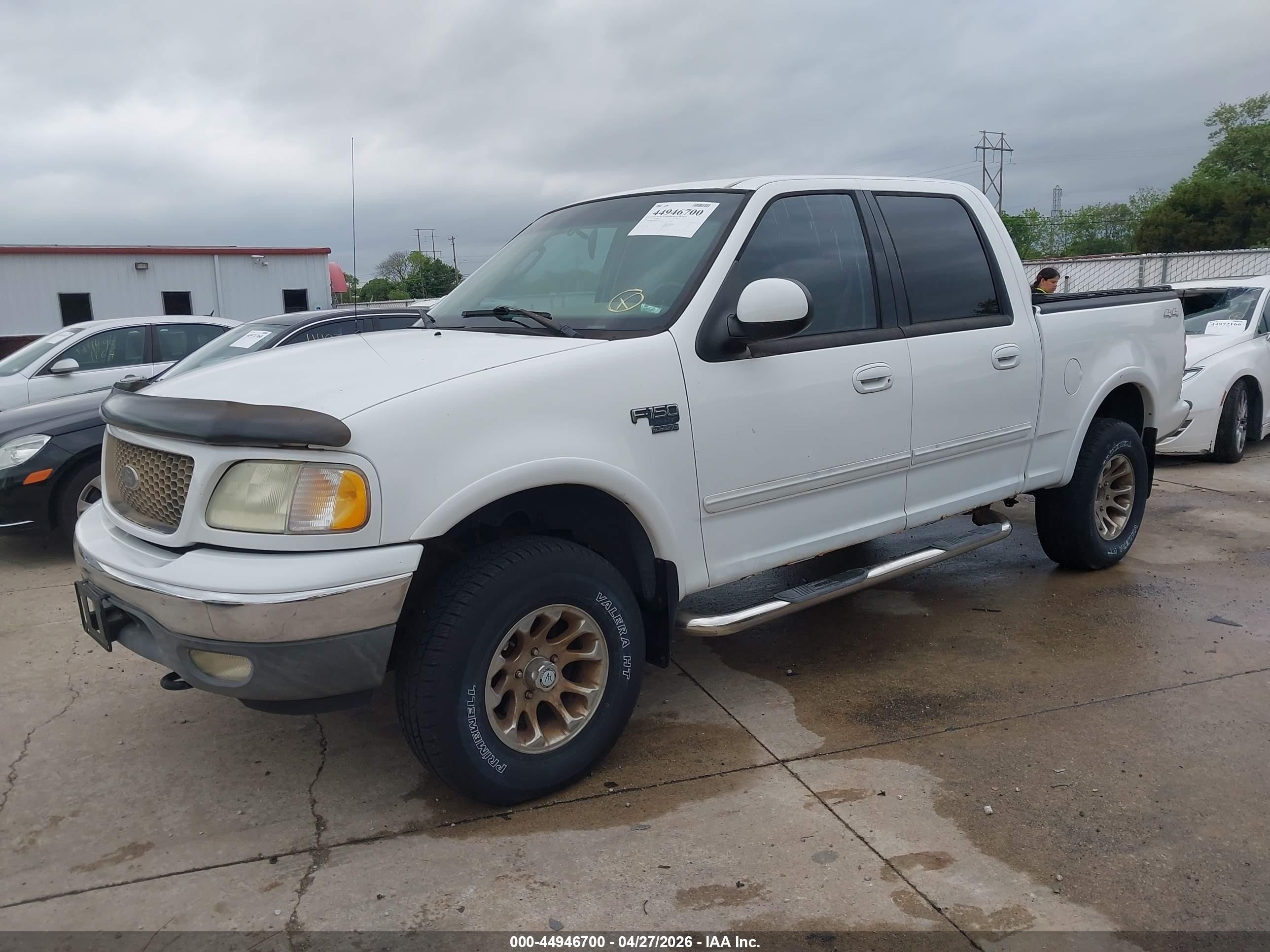 2003 Ford F-150 Lariat/xlt White vin: 1FTRW08673KD68330