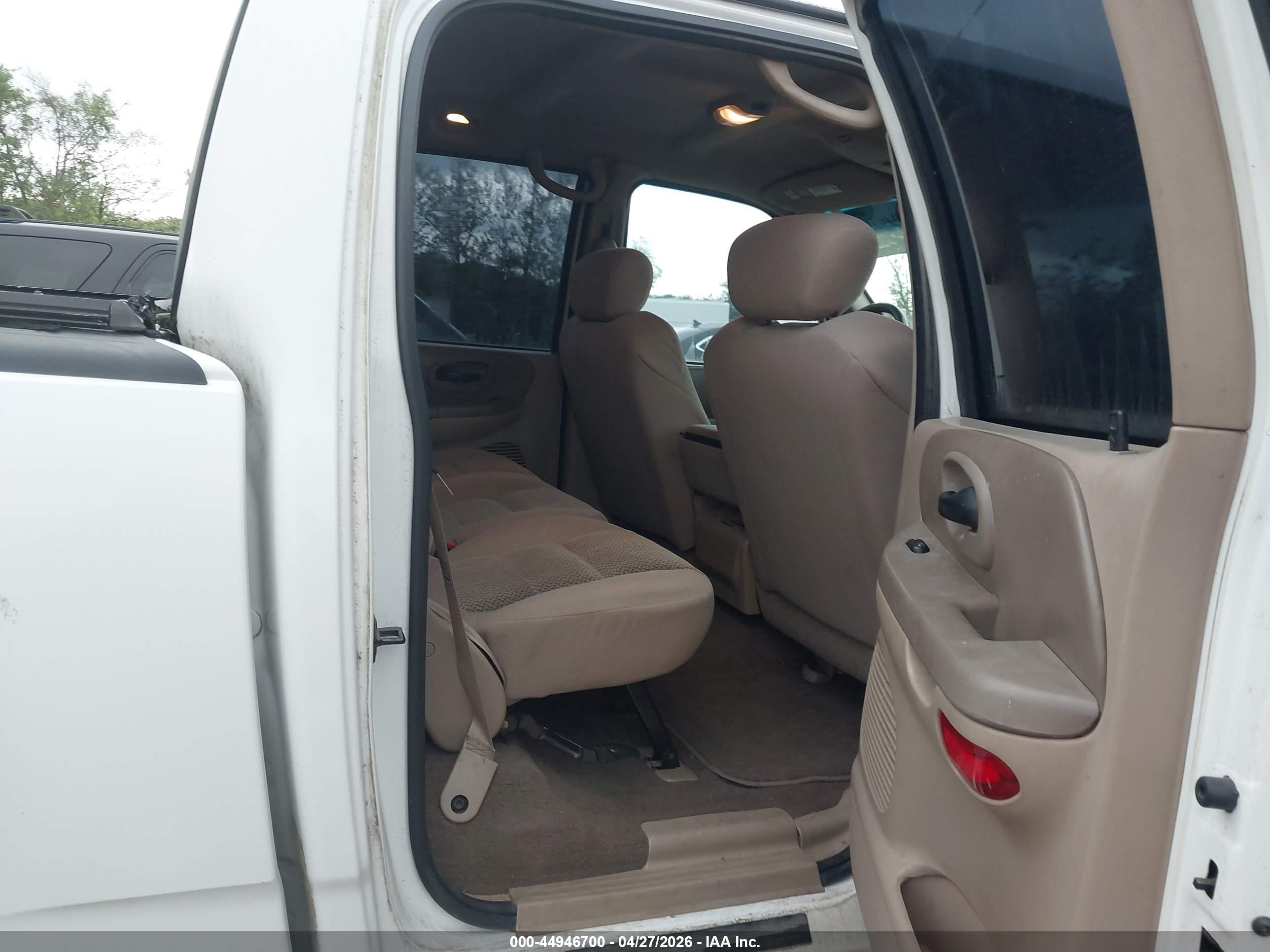 2003 Ford F-150 Lariat/xlt White vin: 1FTRW08673KD68330