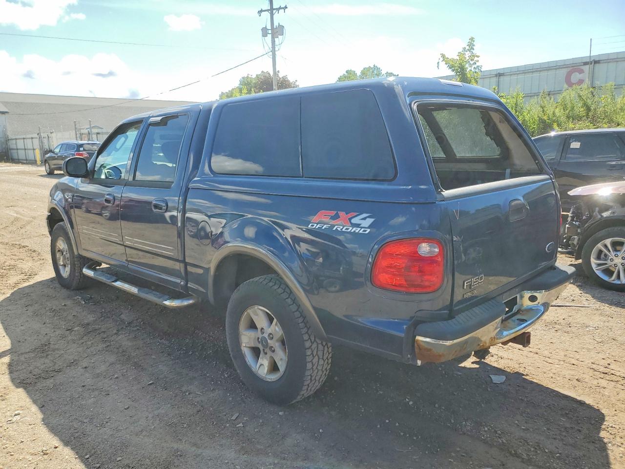 2003 Ford F150 Supercrew Синий vin: 1FTRW08683KC49640