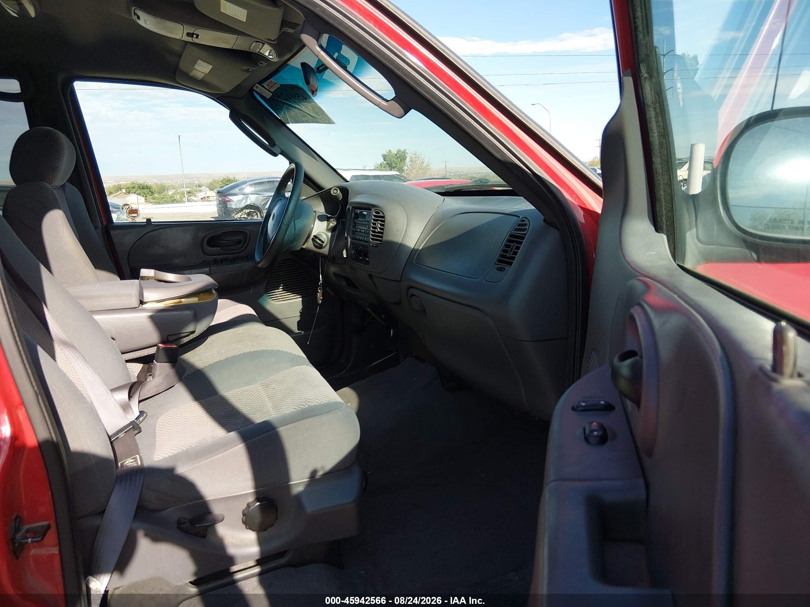 2002 Ford F-150 Lariat/xlt Red vin: 1FTRW086X2KC88633
