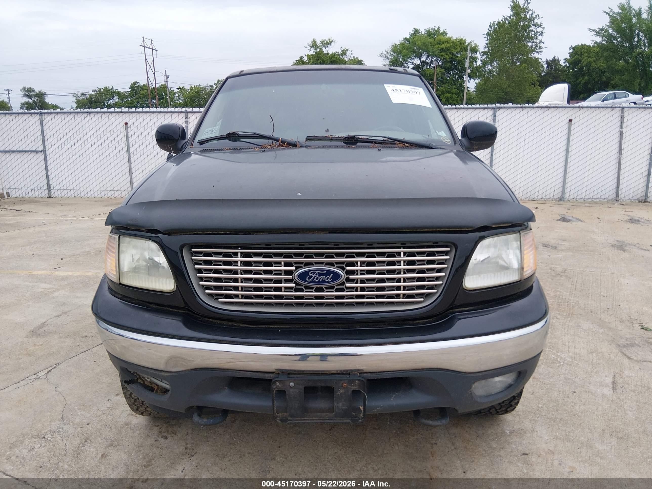 2001 Ford F150 Supercrew Black vin: 1FTRW08L01KC31734