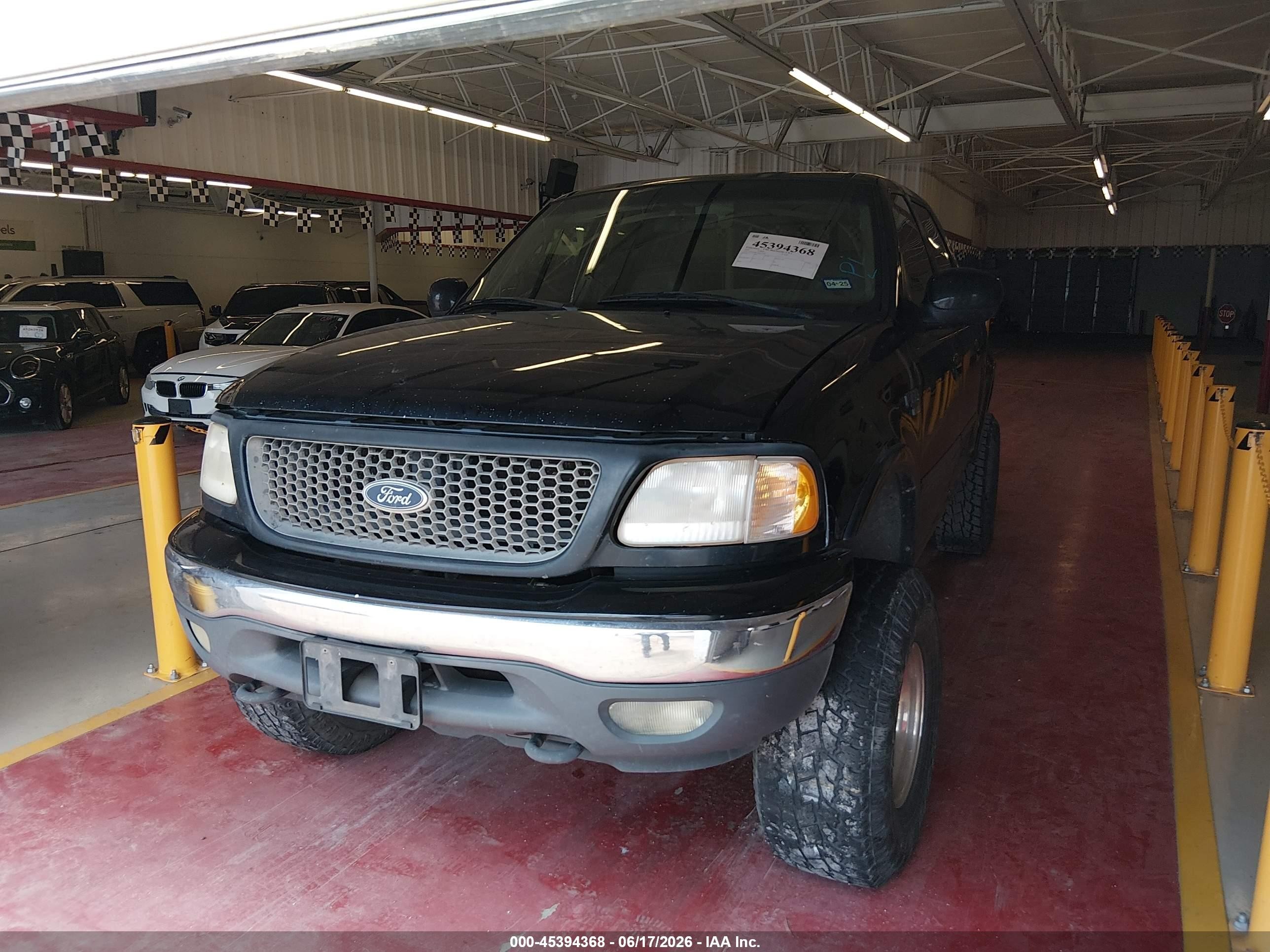 2001 Ford F-150 King Ranch Edition/lariat/xlt Black vin: 1FTRW08L01KD53932