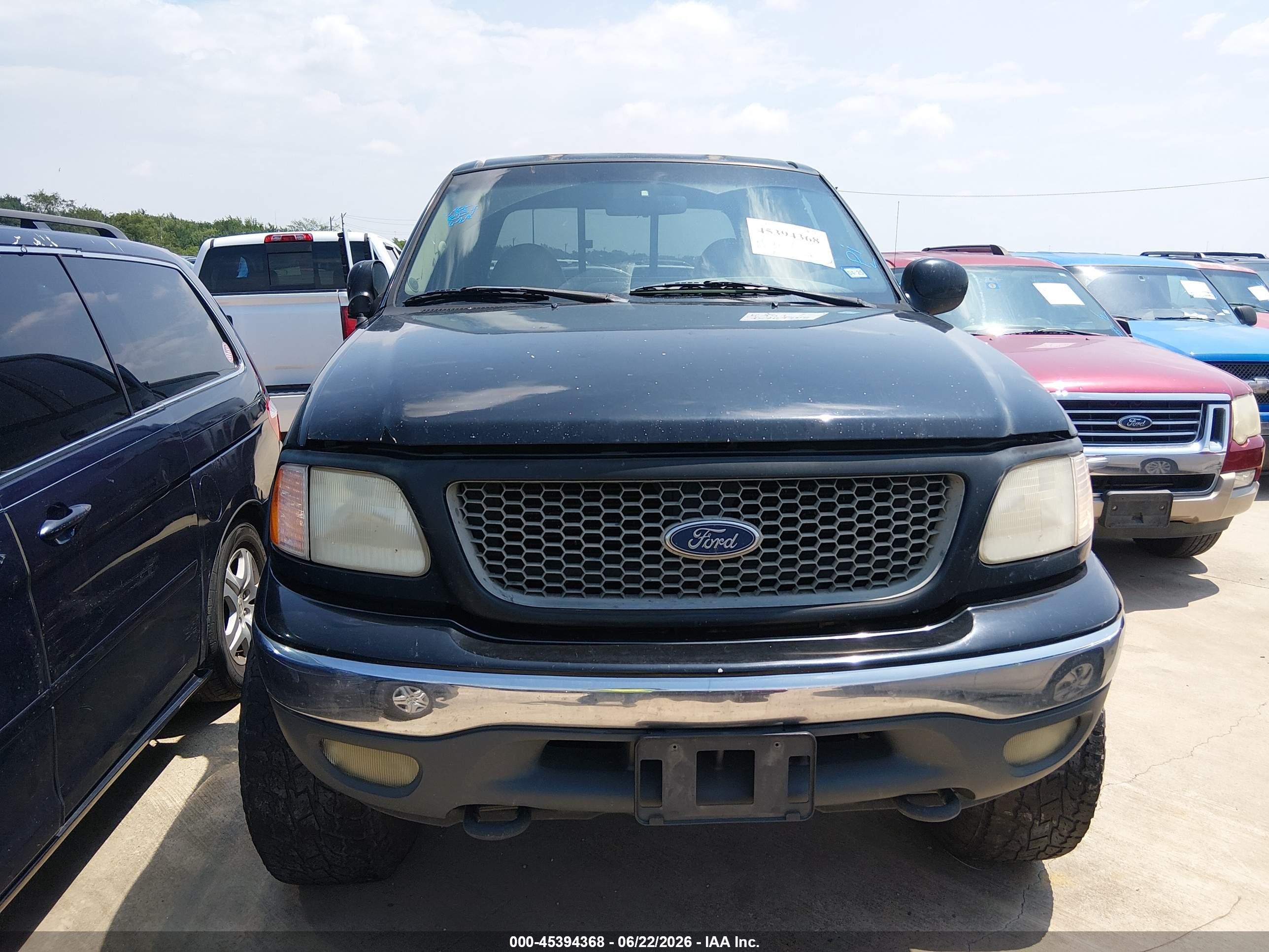 2001 Ford F-150 King Ranch Edition/lariat/xlt Black vin: 1FTRW08L01KD53932