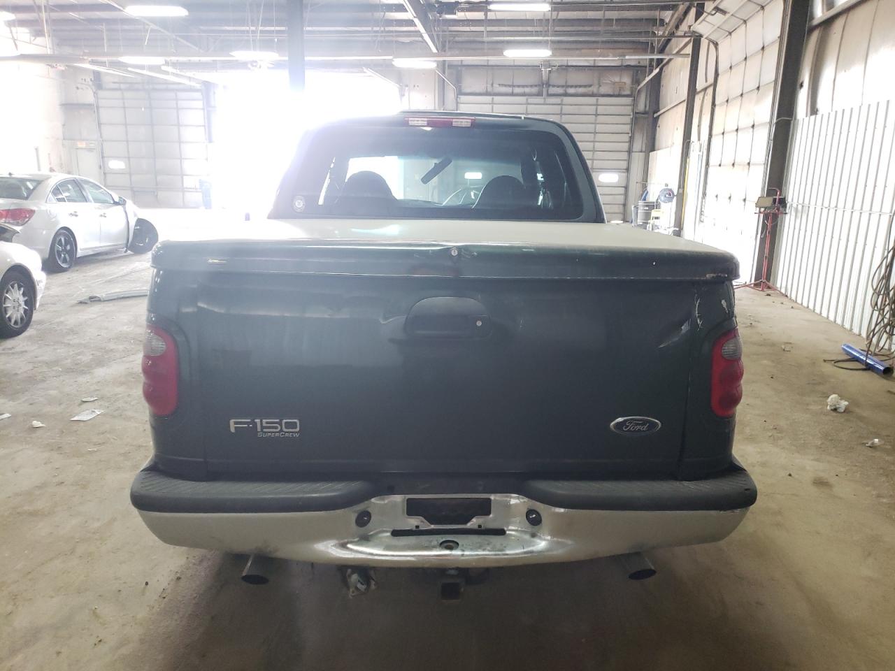2001 Ford F150 Supercrew Green vin: 1FTRW08L01KE89686