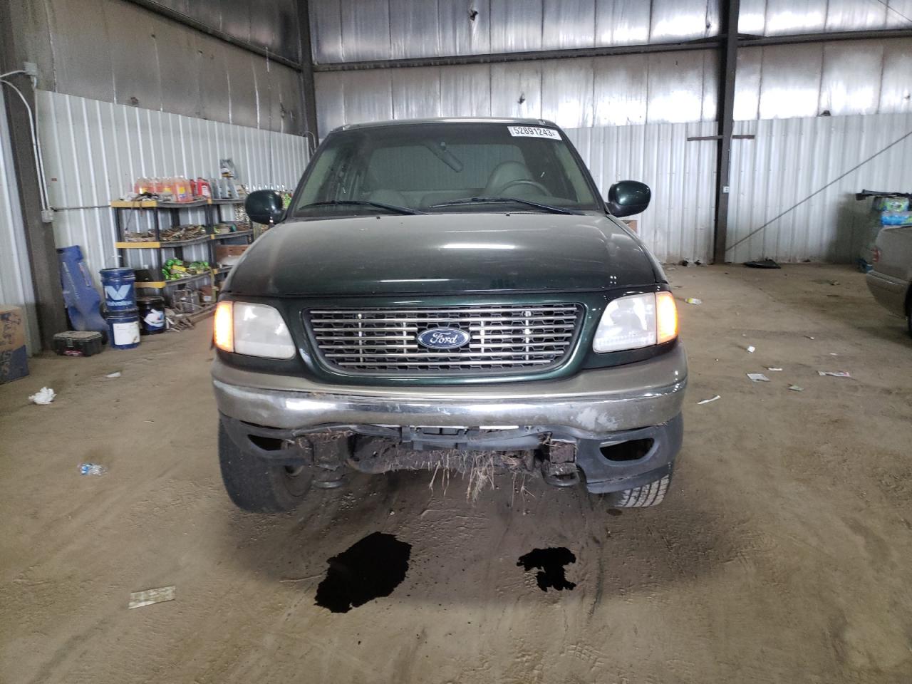 2001 Ford F150 Supercrew Green vin: 1FTRW08L01KE89686