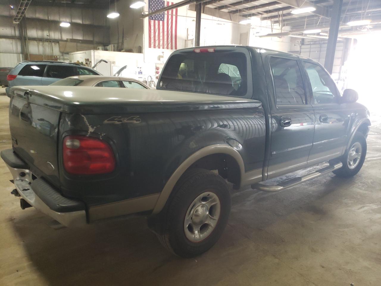 2001 Ford F150 Supercrew Green vin: 1FTRW08L01KE89686