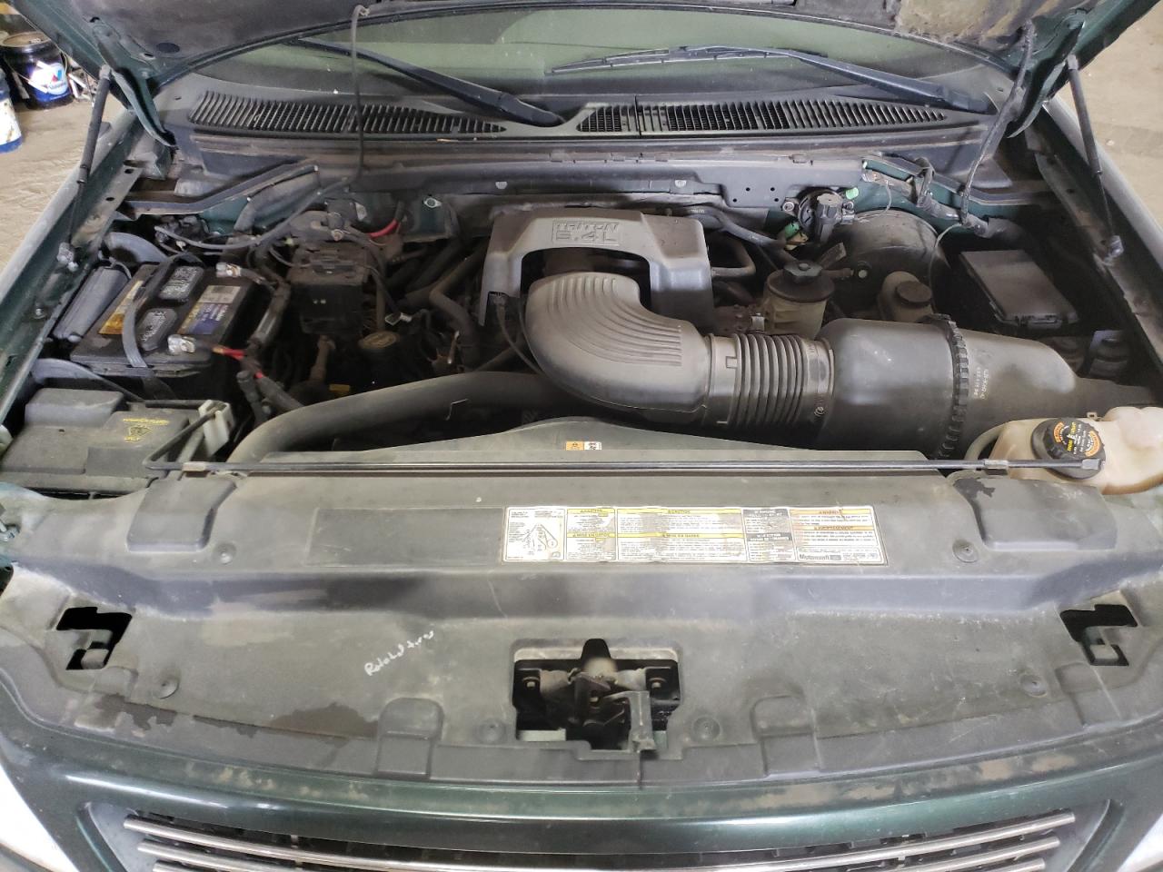 2001 Ford F150 Supercrew Green vin: 1FTRW08L01KE89686