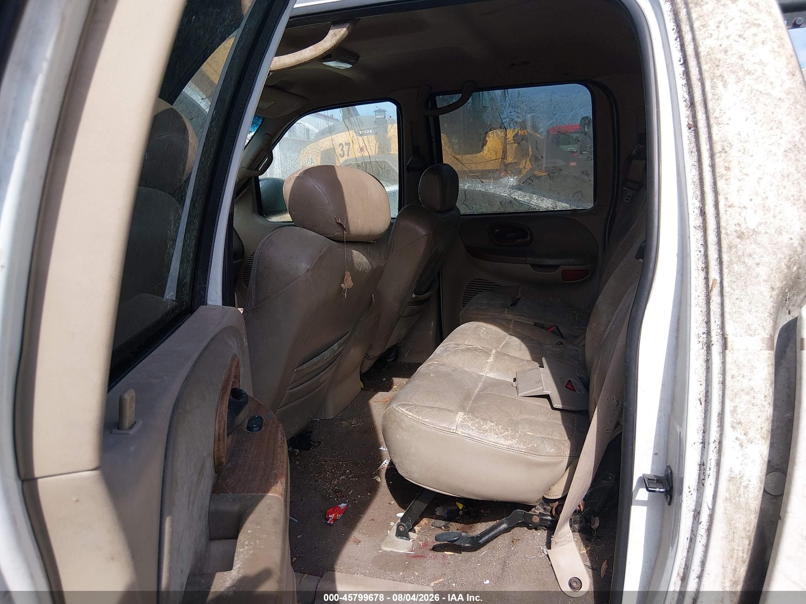 2001 Ford F-150 King Ranch Edition/lariat/xlt White vin: 1FTRW08L01KF67240